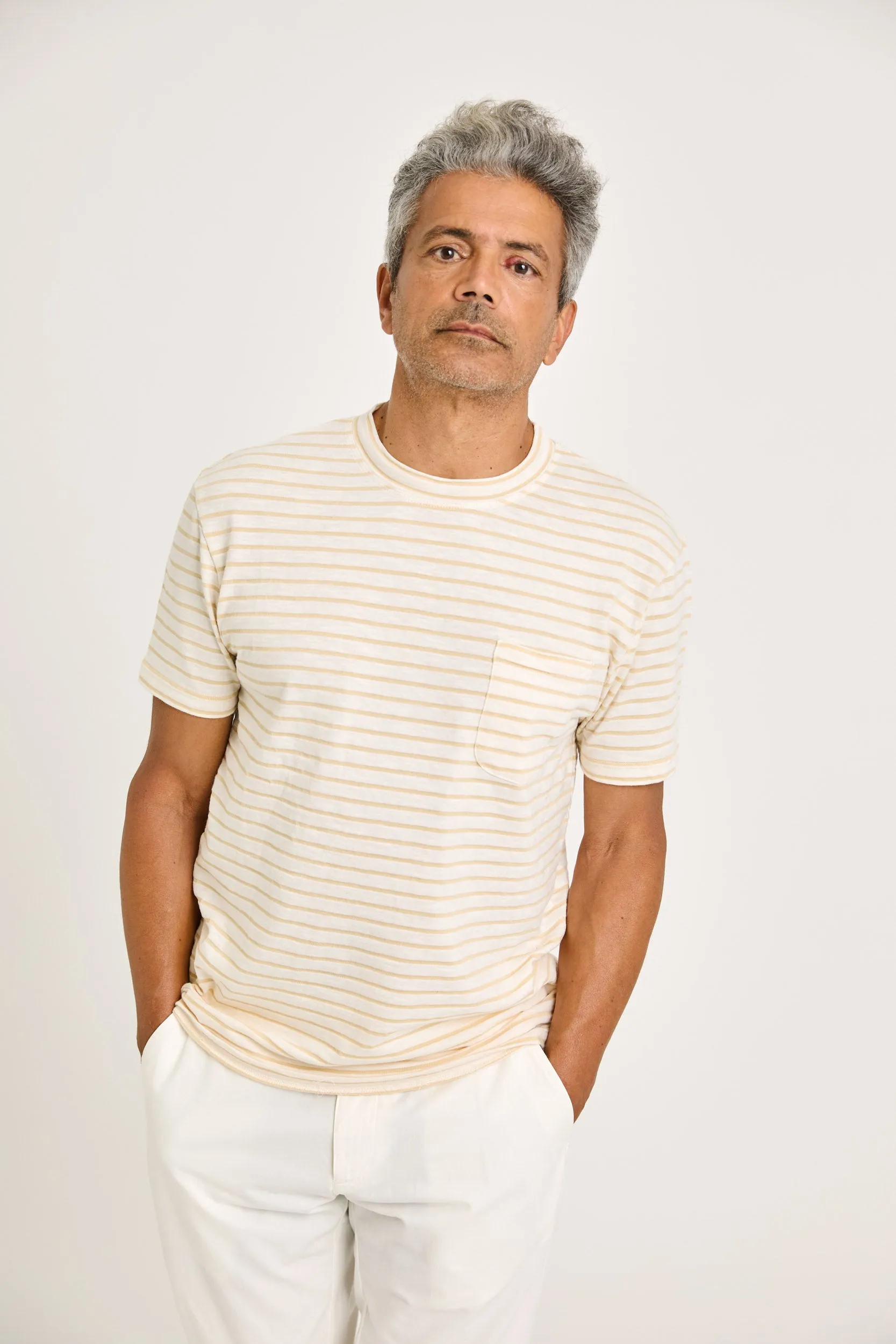 La Paz - Guerreiro Pocket Tee - Safari Stripes