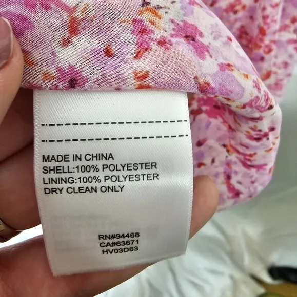 Laundry By Shelli Segal Size 12 Pink Floral Wrap Dress NWOT