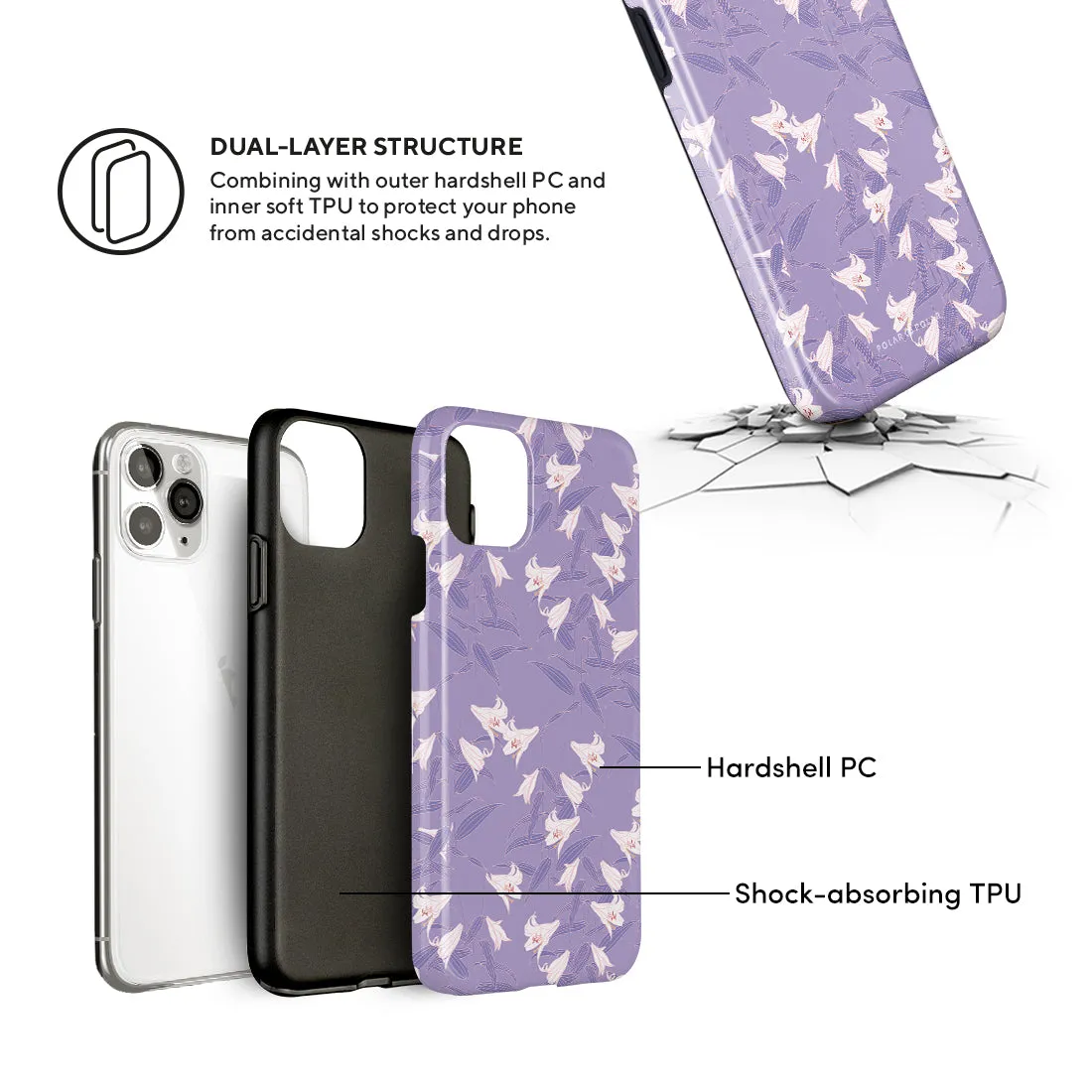 Lavender Lily Custom - iPhone 12 Pro Max Case