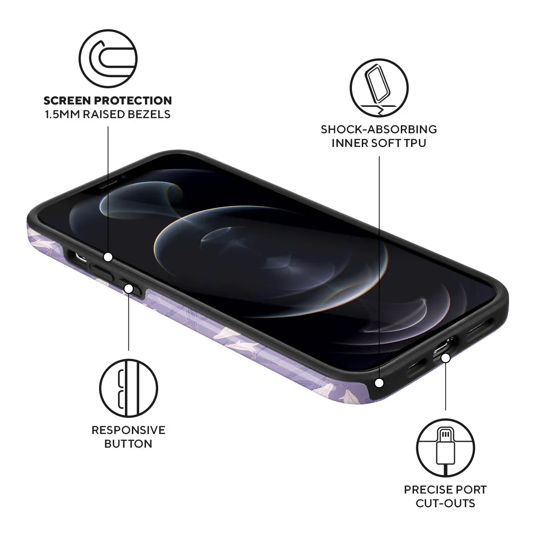 Lavender Lily Custom - iPhone 12 Pro Max Case