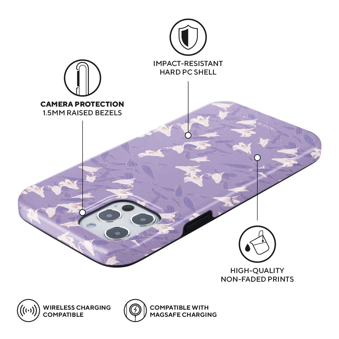 Lavender Lily Custom - iPhone 12 Pro Max Case