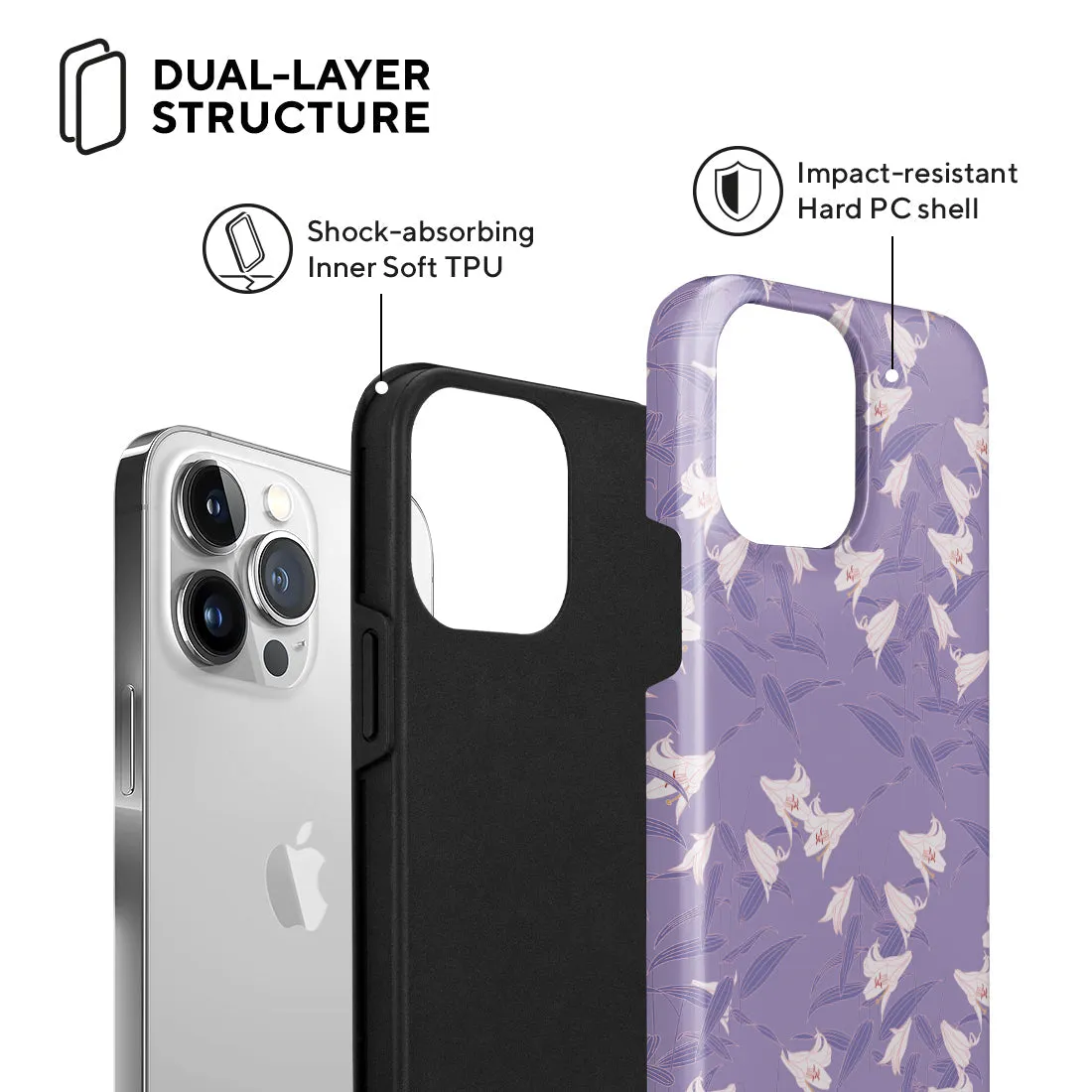 Lavender Lily Custom - iPhone 13 Pro Max Case