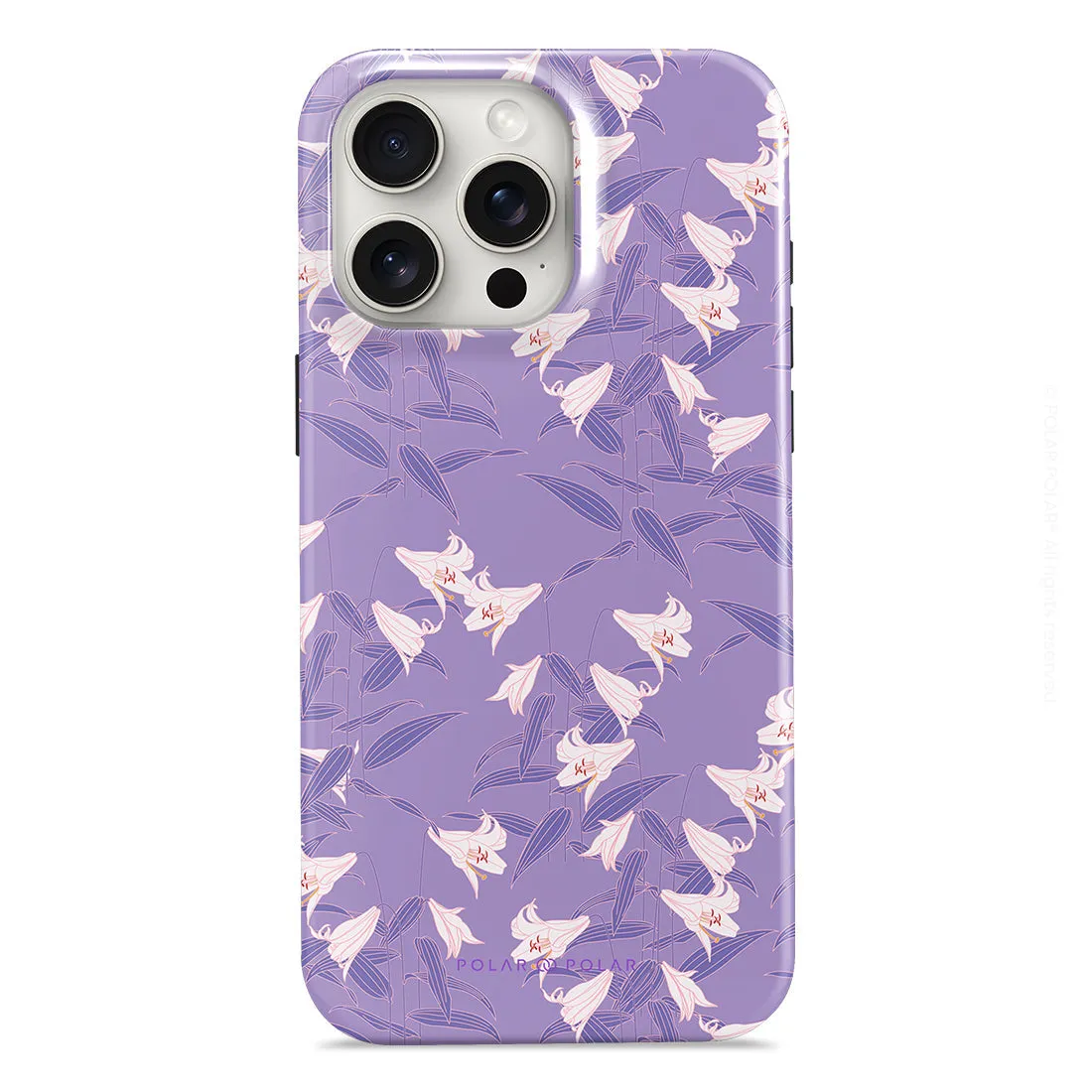 Lavender Lily Custom - iPhone 15 Pro Max Case