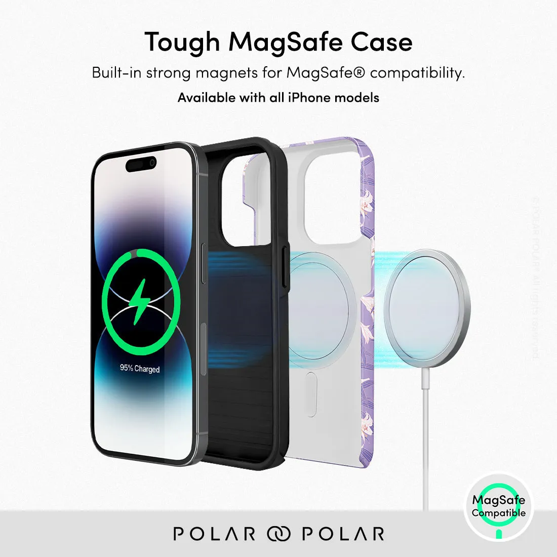 Lavender Lily Custom - iPhone 15 Pro Max Case
