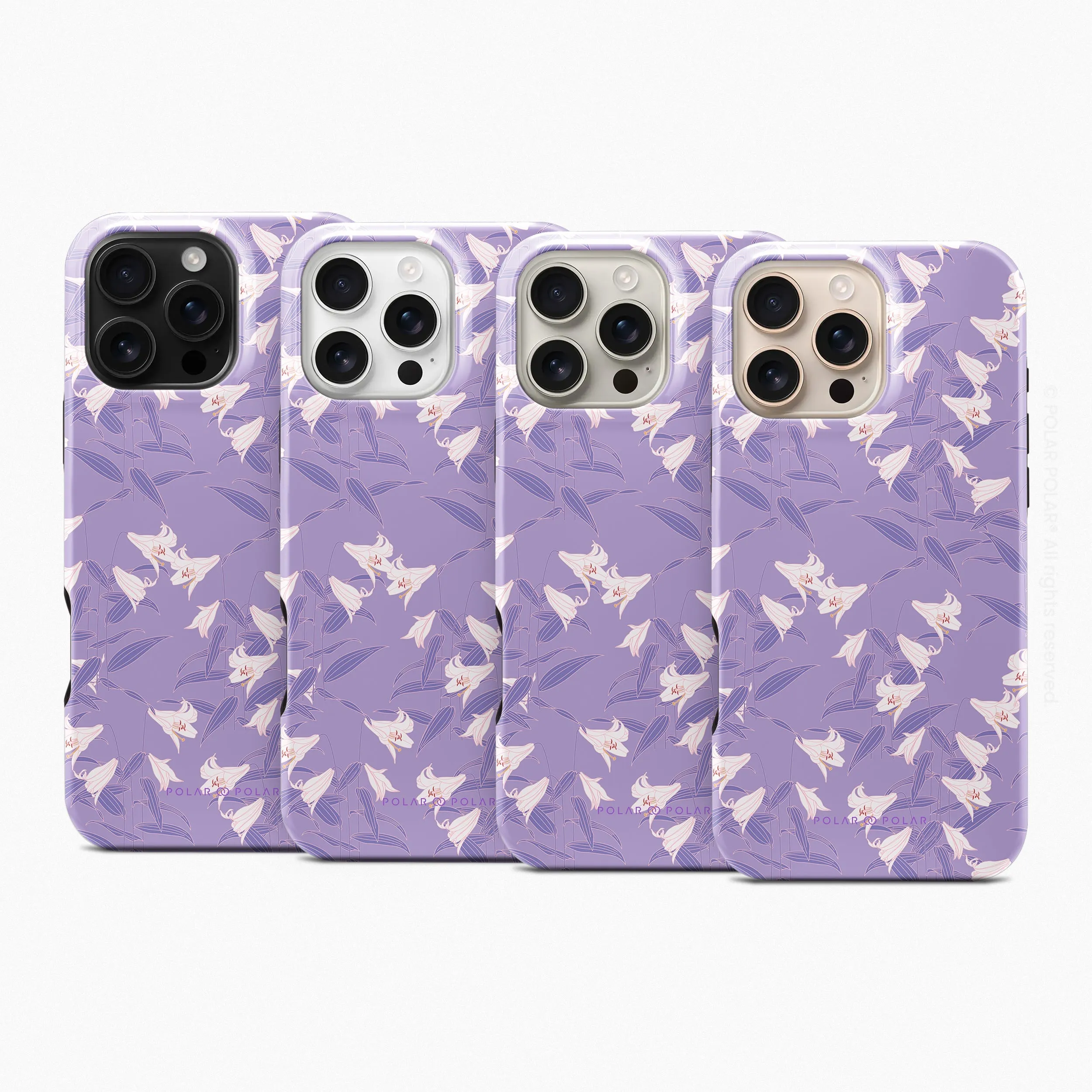 Lavender Lily - iPhone 16 Pro Max Case