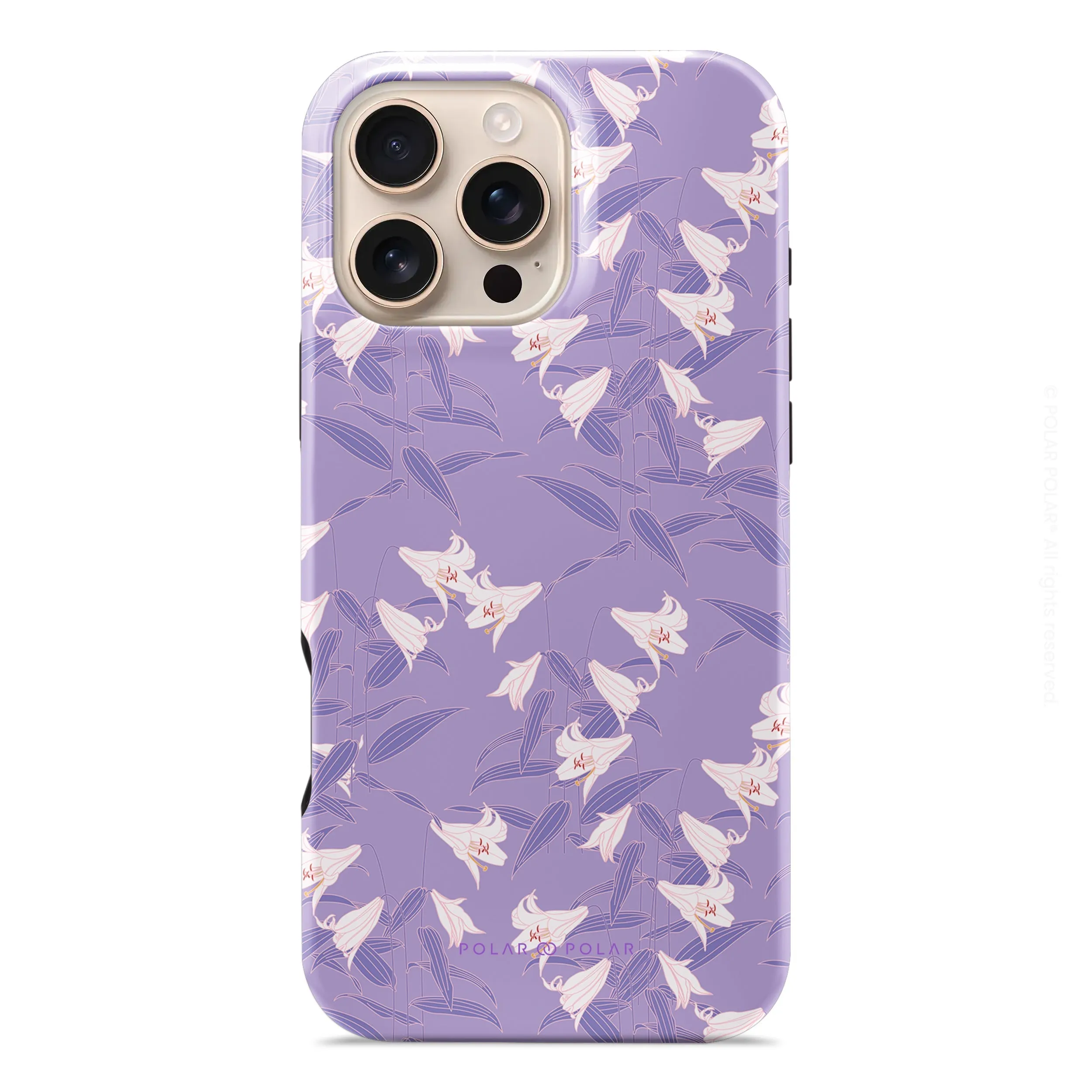 Lavender Lily - iPhone 16 Pro Max Case
