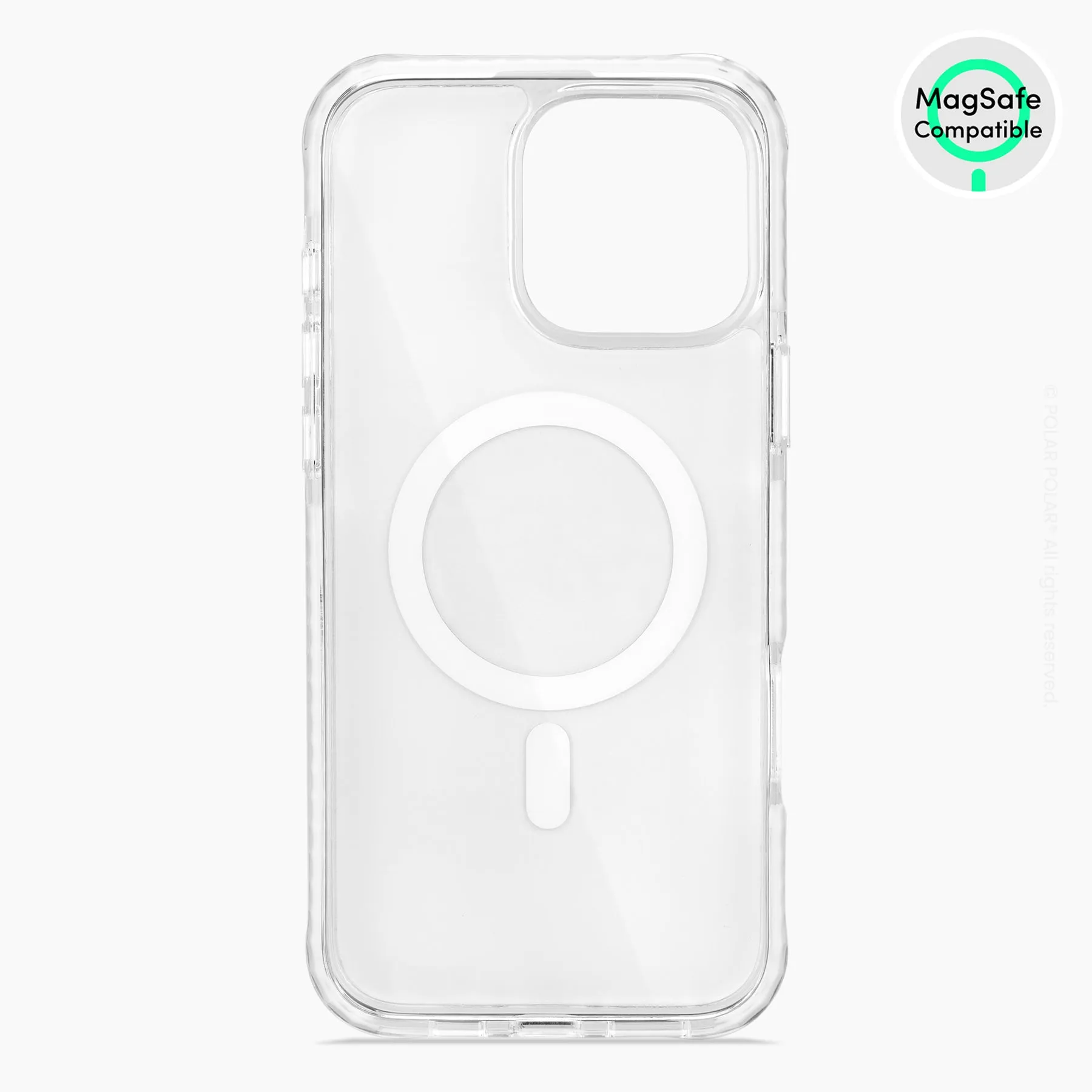 Lavender Lily - iPhone 16 Pro Max Clear Bumper MagSafe Case