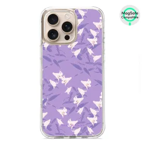 Lavender Lily - iPhone 16 Pro Max Clear Bumper MagSafe Case