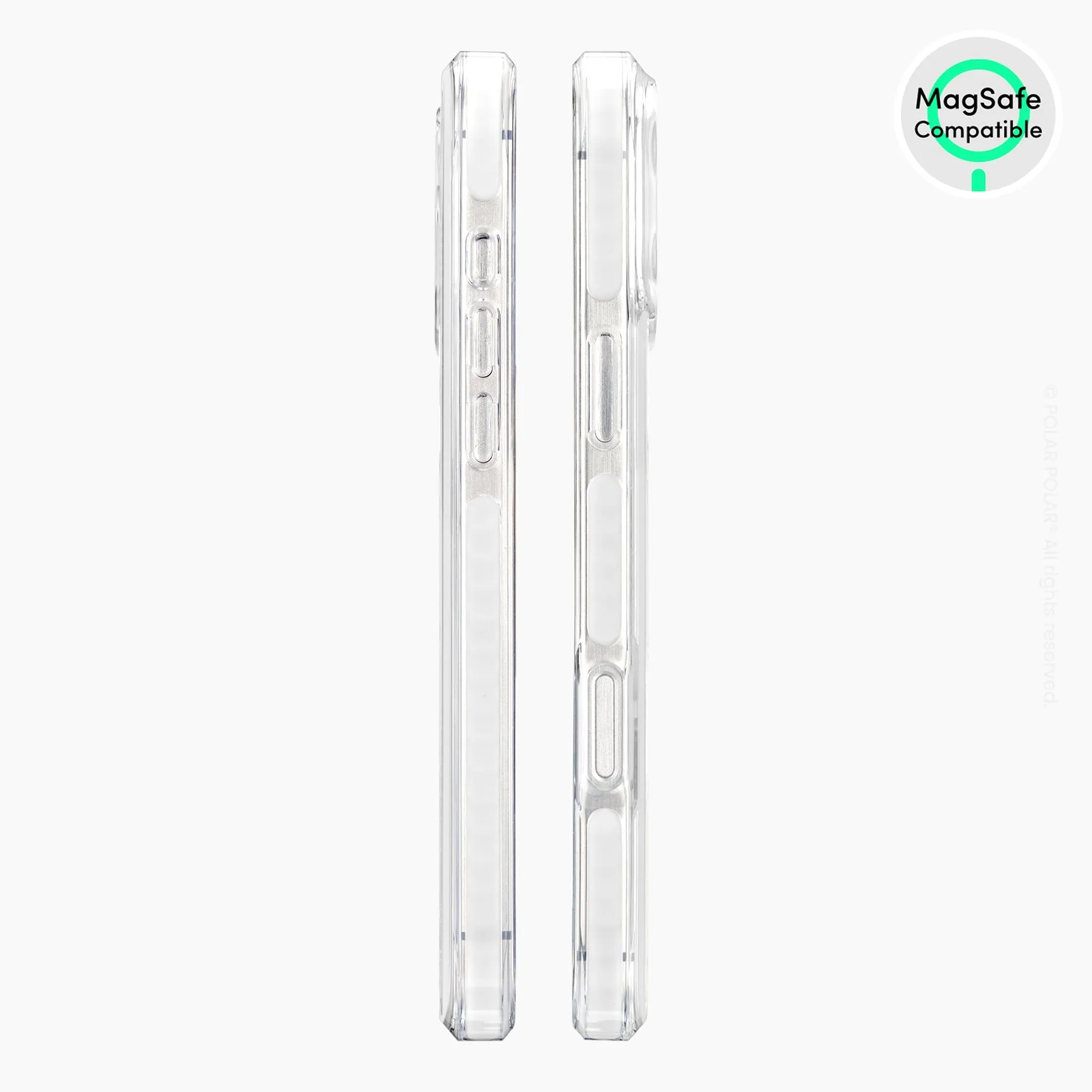 Lavender Lily - iPhone 16 Pro Max Clear Bumper MagSafe Case