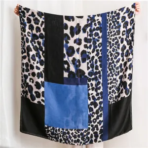 Leopard Printed Scarf Shawl for Women Ladies Girls