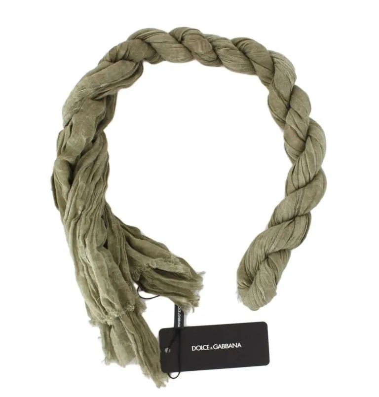 Light Green Pattern Scarf