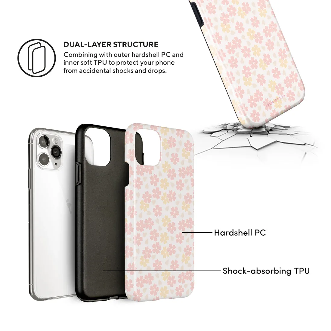 Light Pink Sakura Custom - iPhone 12 Pro Max Case