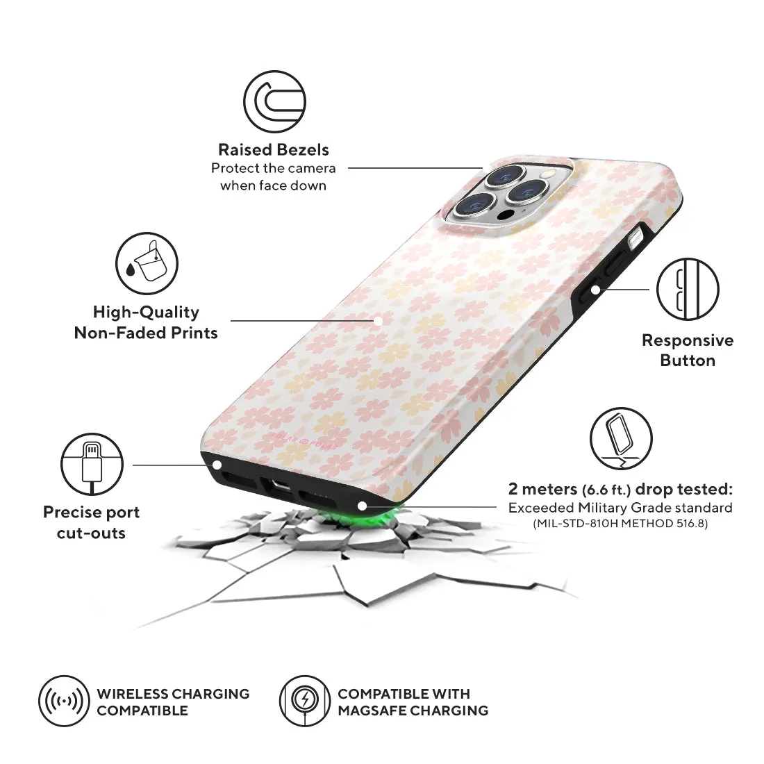 Light Pink Sakura - iPhone 13 Pro Max Case