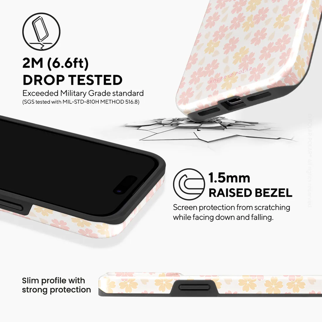 Light Pink Sakura - iPhone 15 Pro Max Case