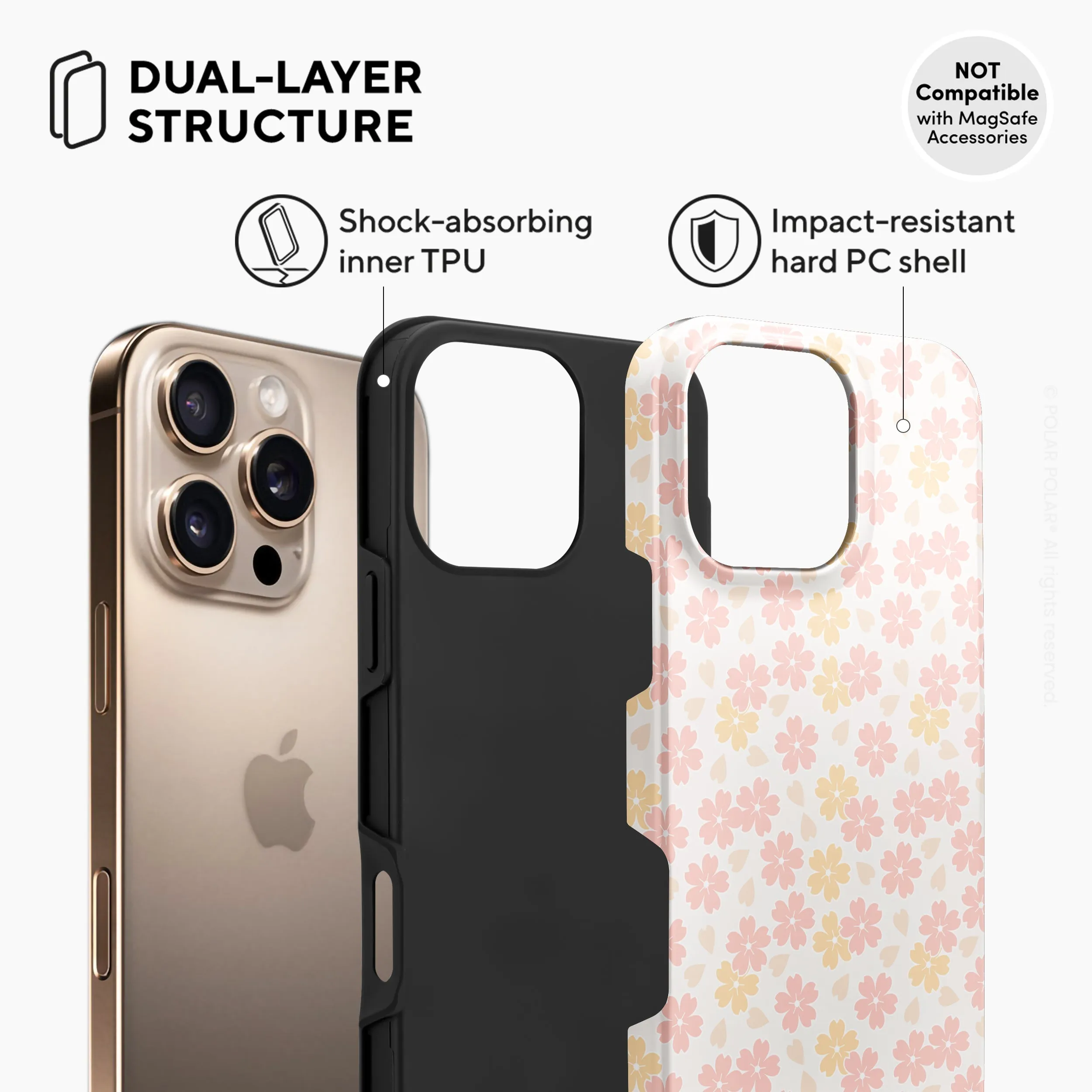 Light Pink Sakura - iPhone 16 Pro Max Case