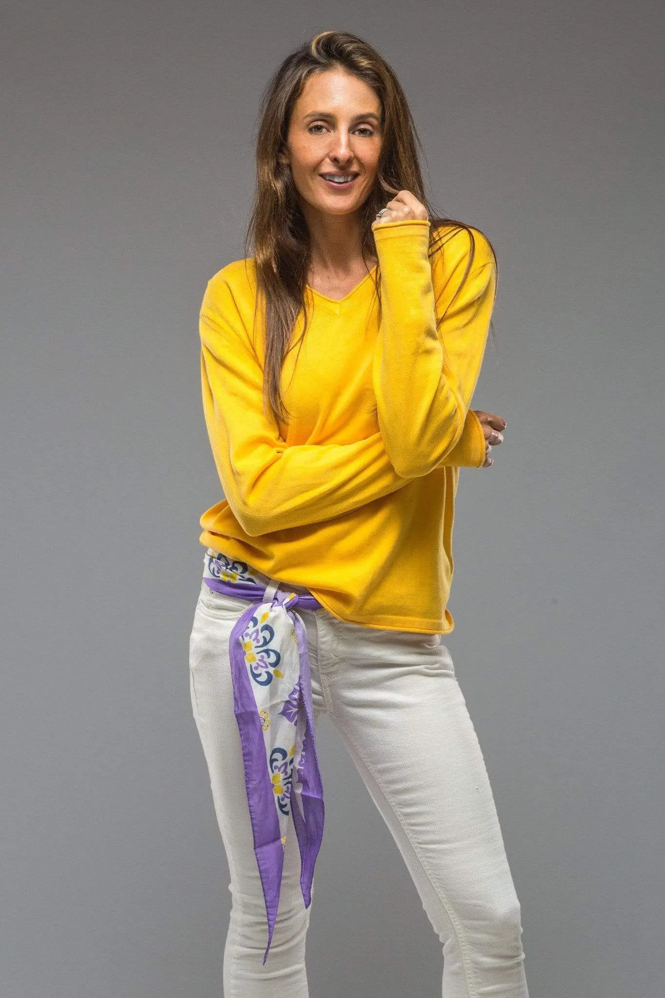 Losanga Scarf in Purple