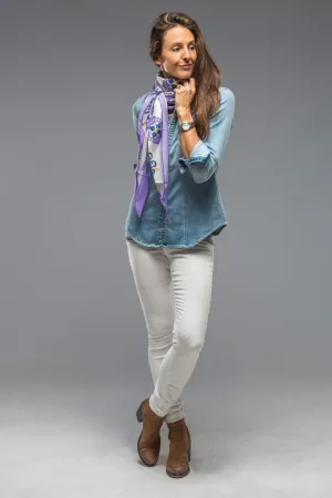 Losanga Scarf in Purple