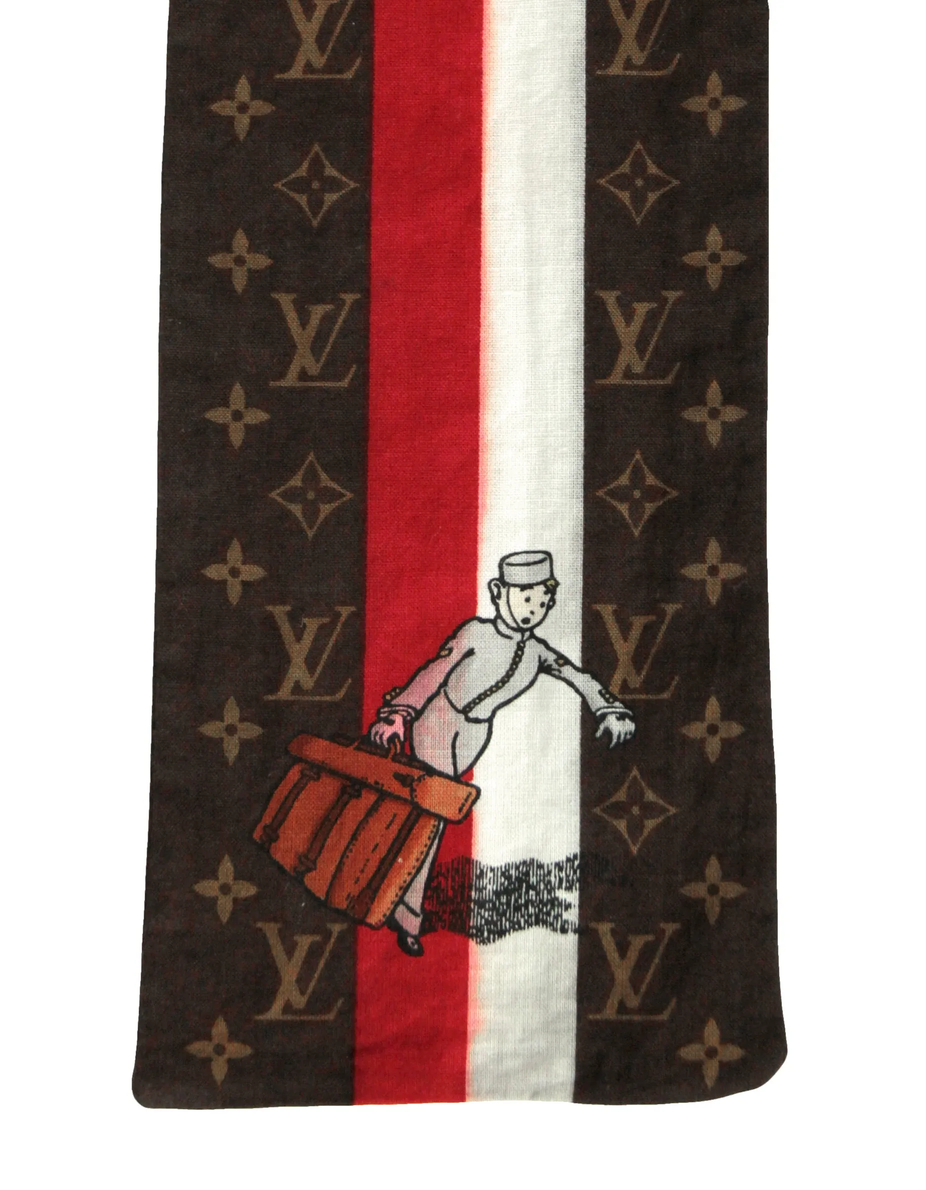 Louis Vuitton Cotton Monogram Groom Bandeau