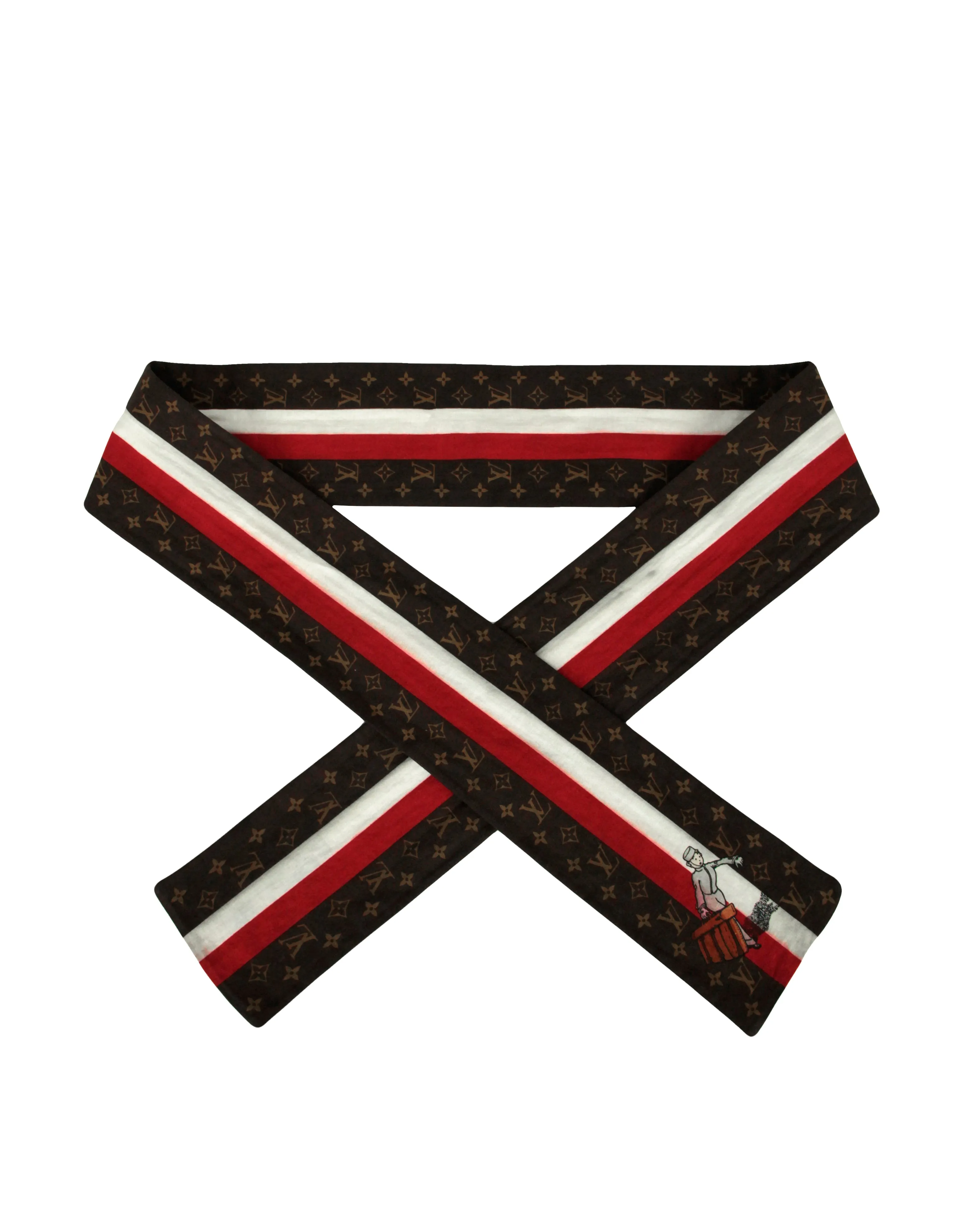 Louis Vuitton Cotton Monogram Groom Bandeau