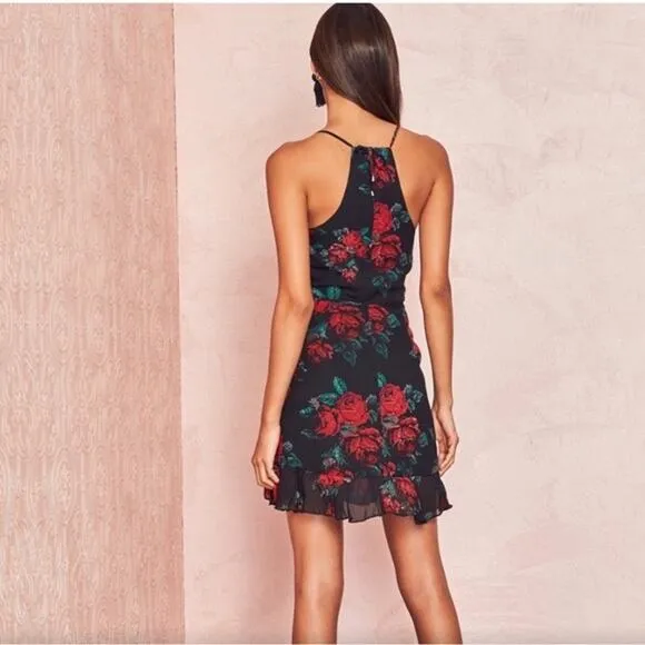 Lovers   Friends Gigi Wrap Dress in Rosebud Size Small