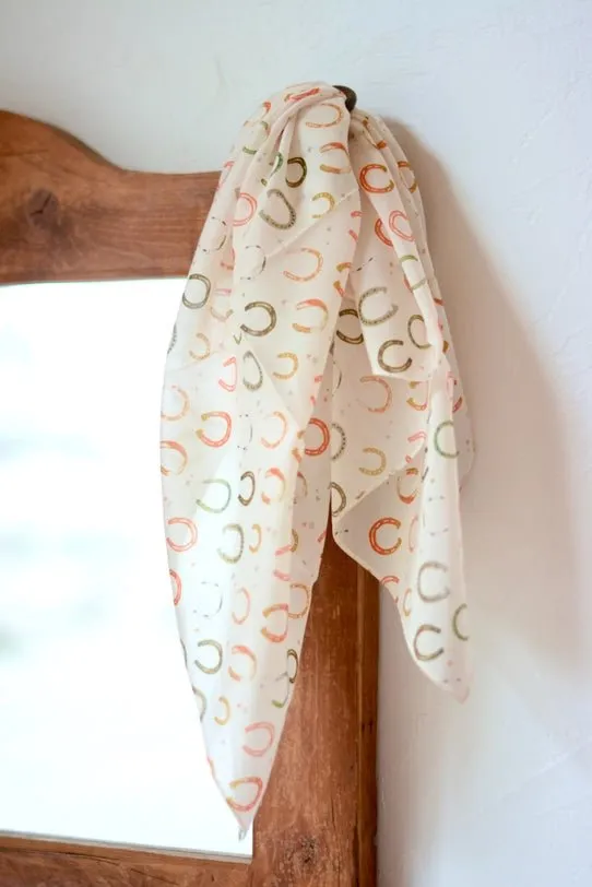 Lucky Cowgirl Silk Wildrag
