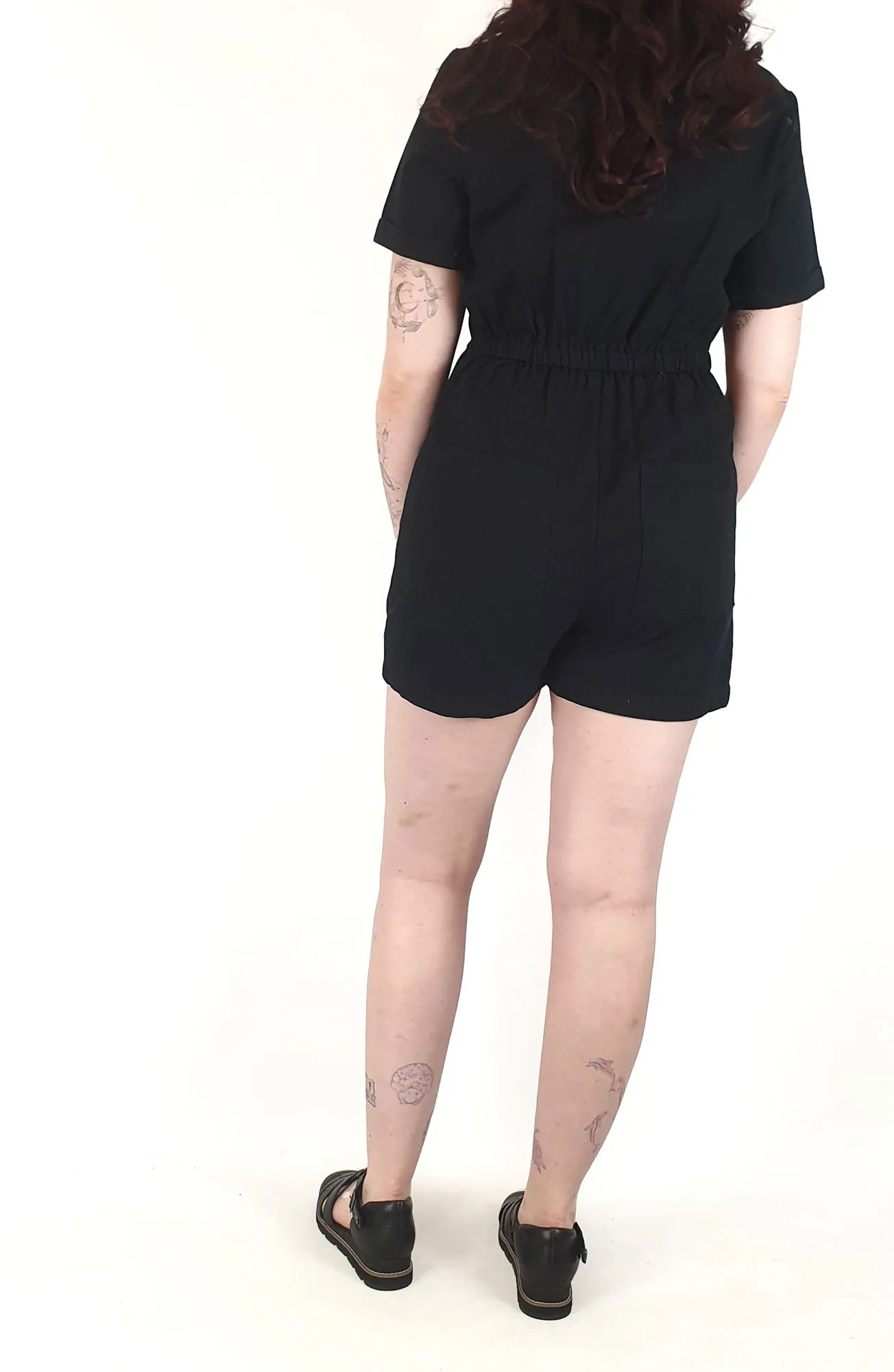 Lucy & Yak black playsuit size M