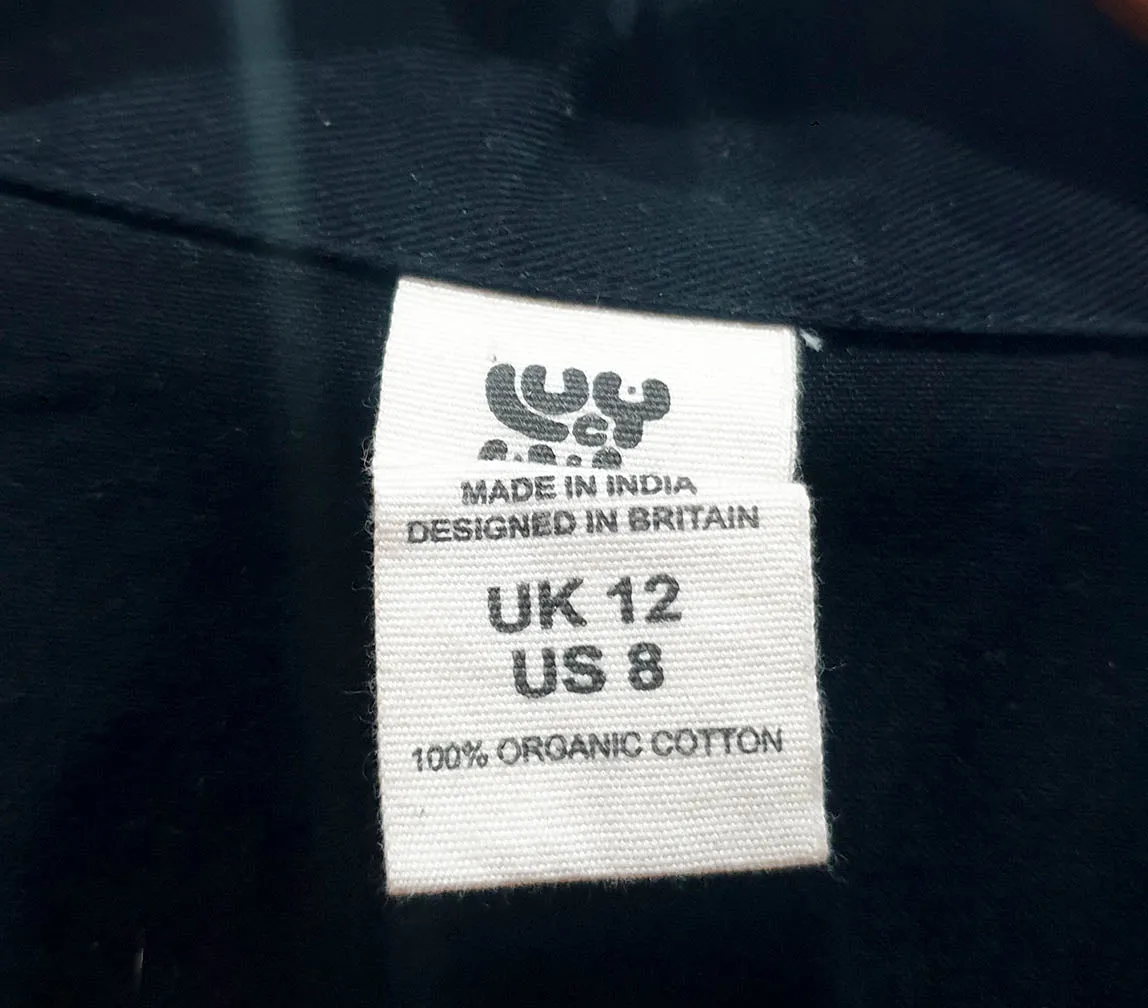 Lucy & Yak black playsuit size M