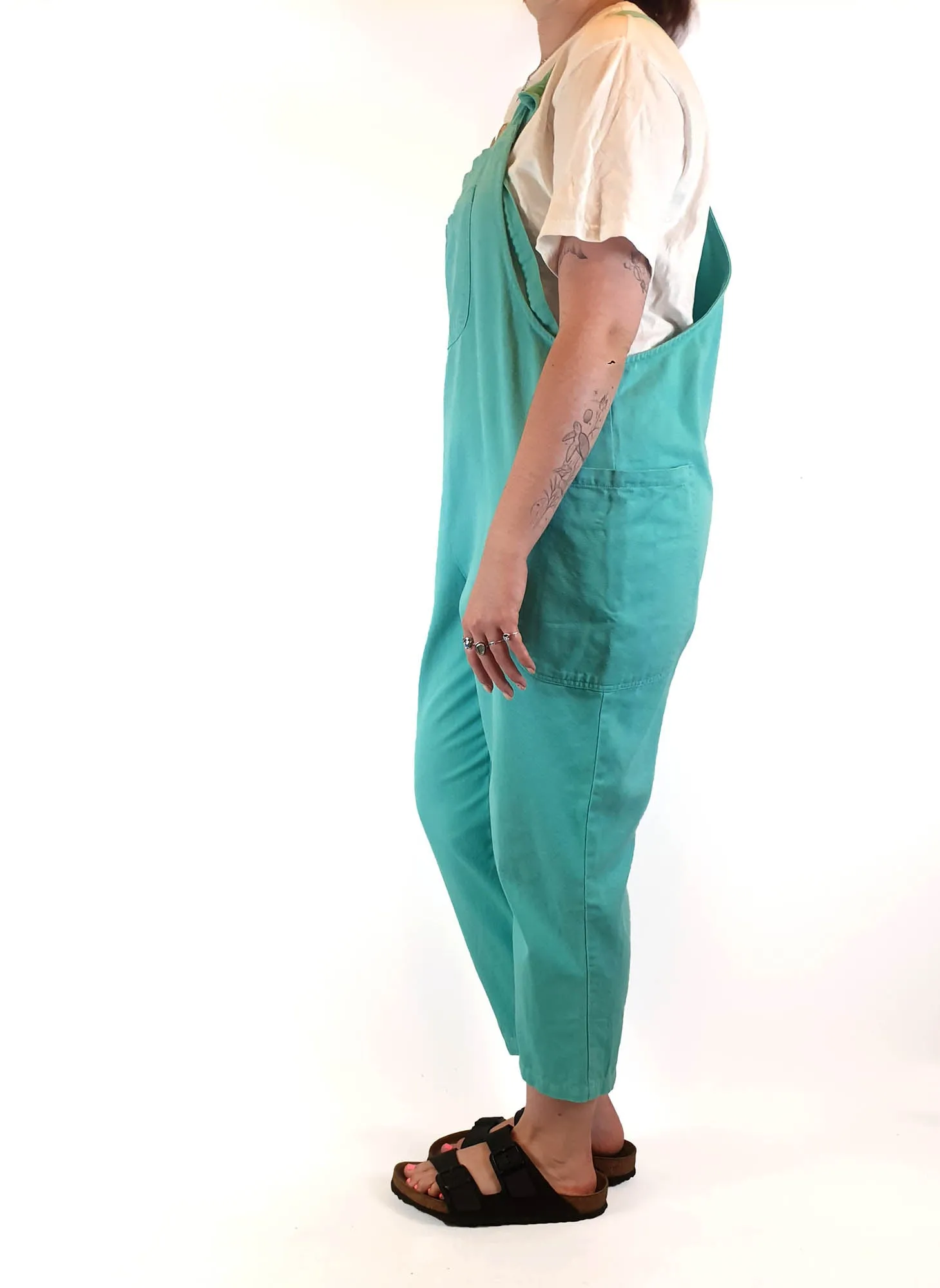 Lucy & Yak green overalls size UK 14 / AU 12