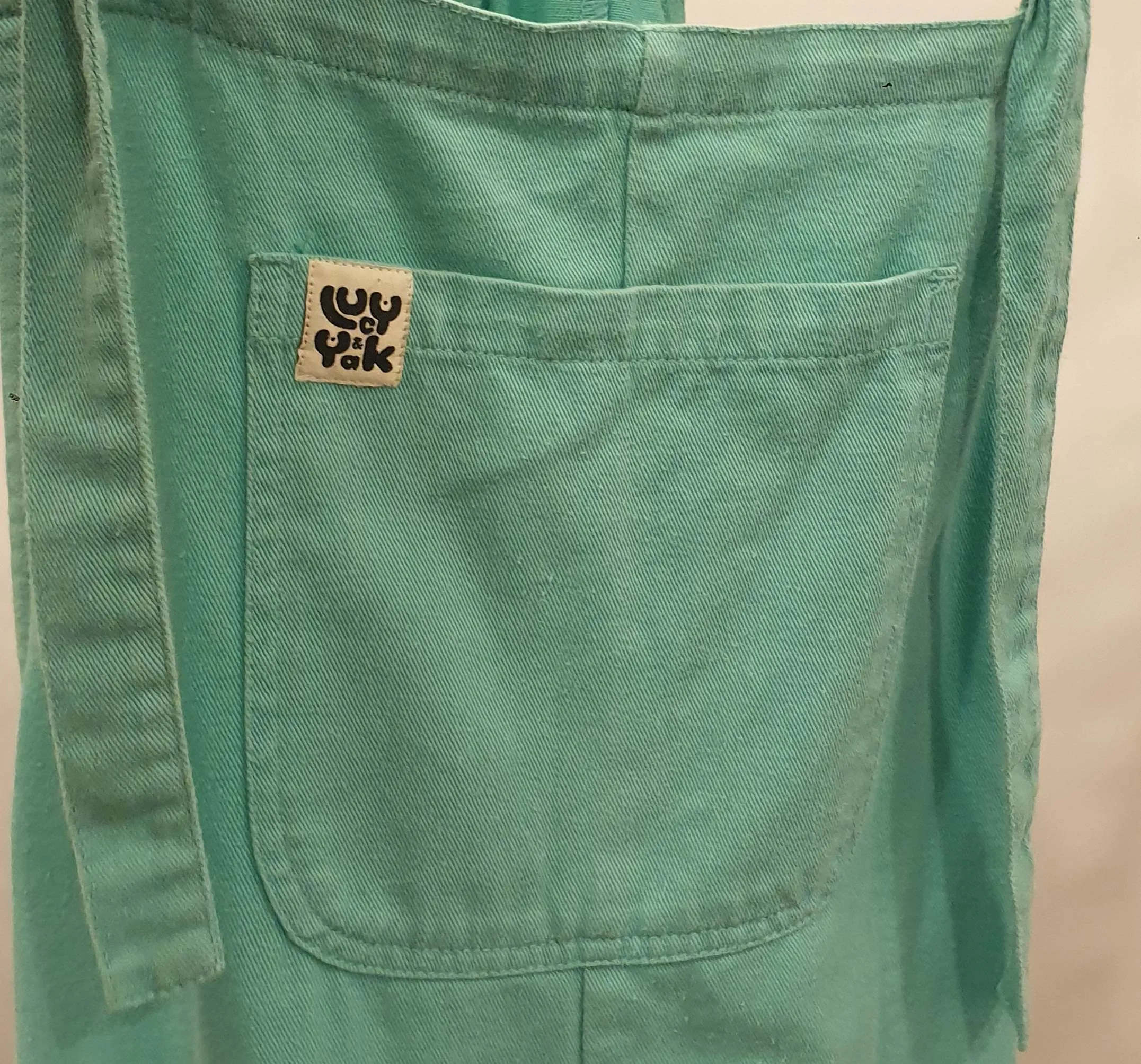 Lucy & Yak green overalls size UK 14 / AU 12