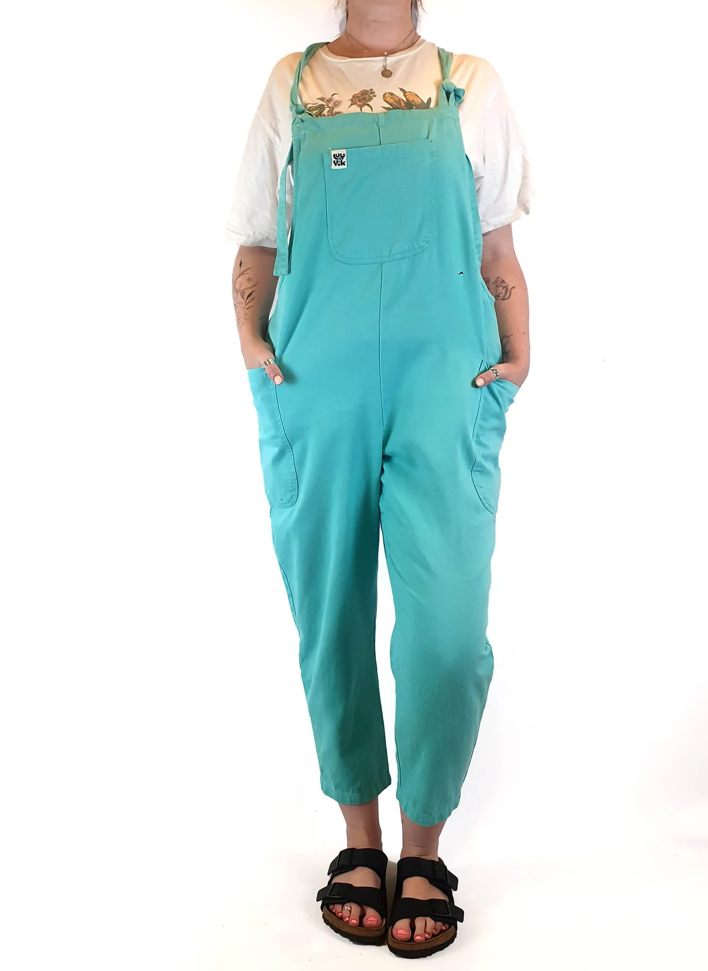 Lucy & Yak green overalls size UK 14 / AU 12
