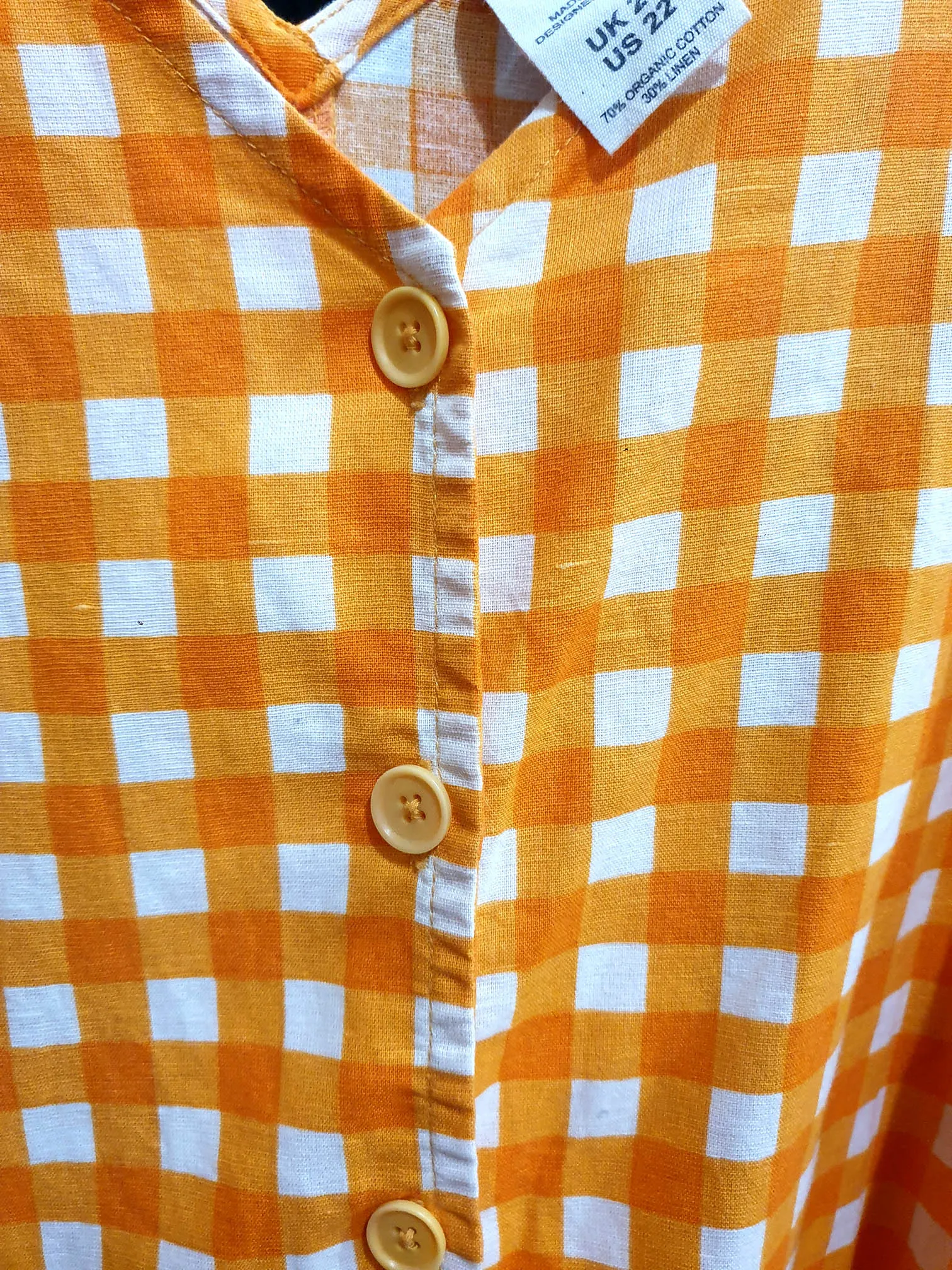 Lucy & Yak orange jumpsuit size UK26