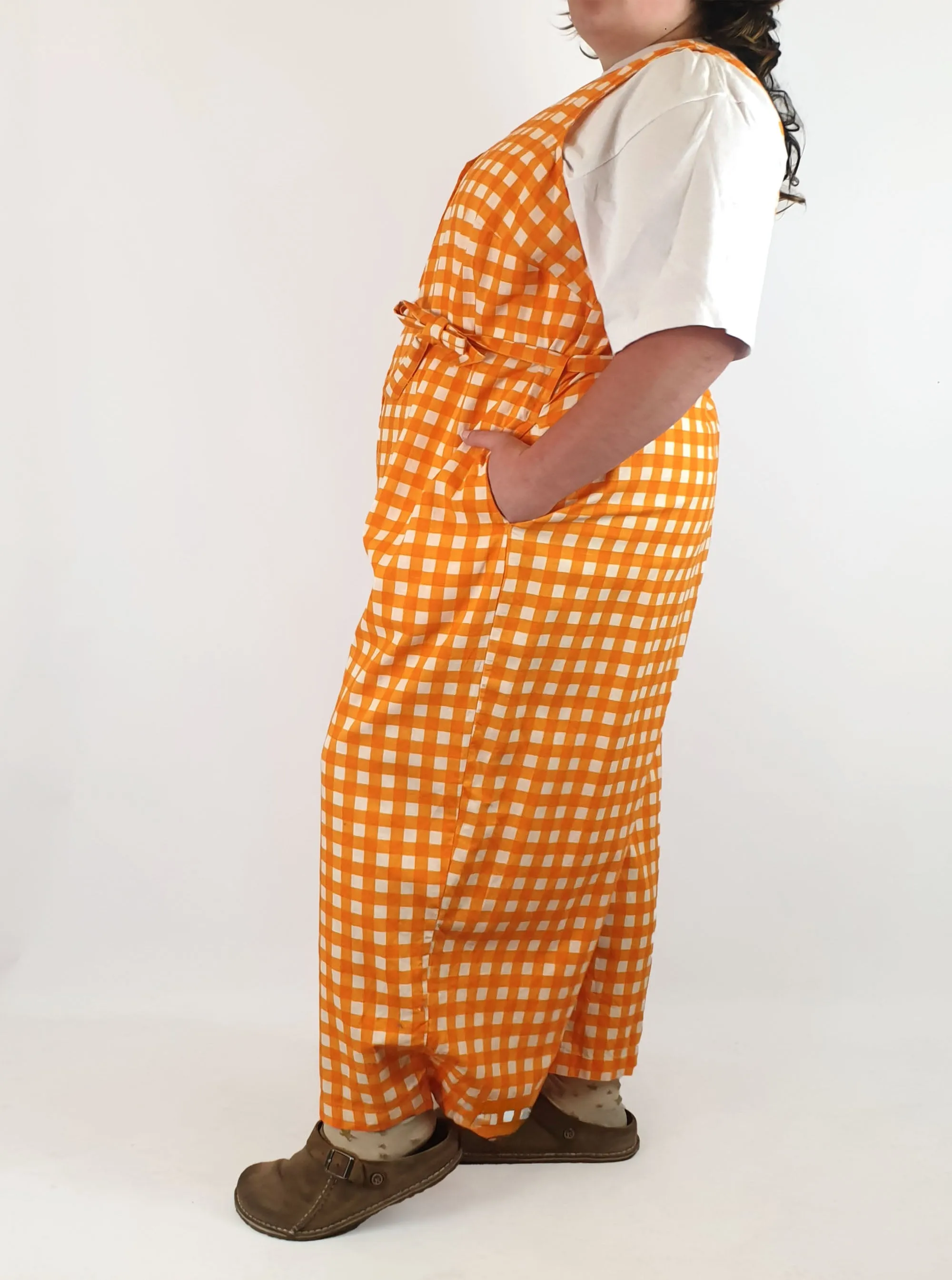 Lucy & Yak orange jumpsuit size UK26
