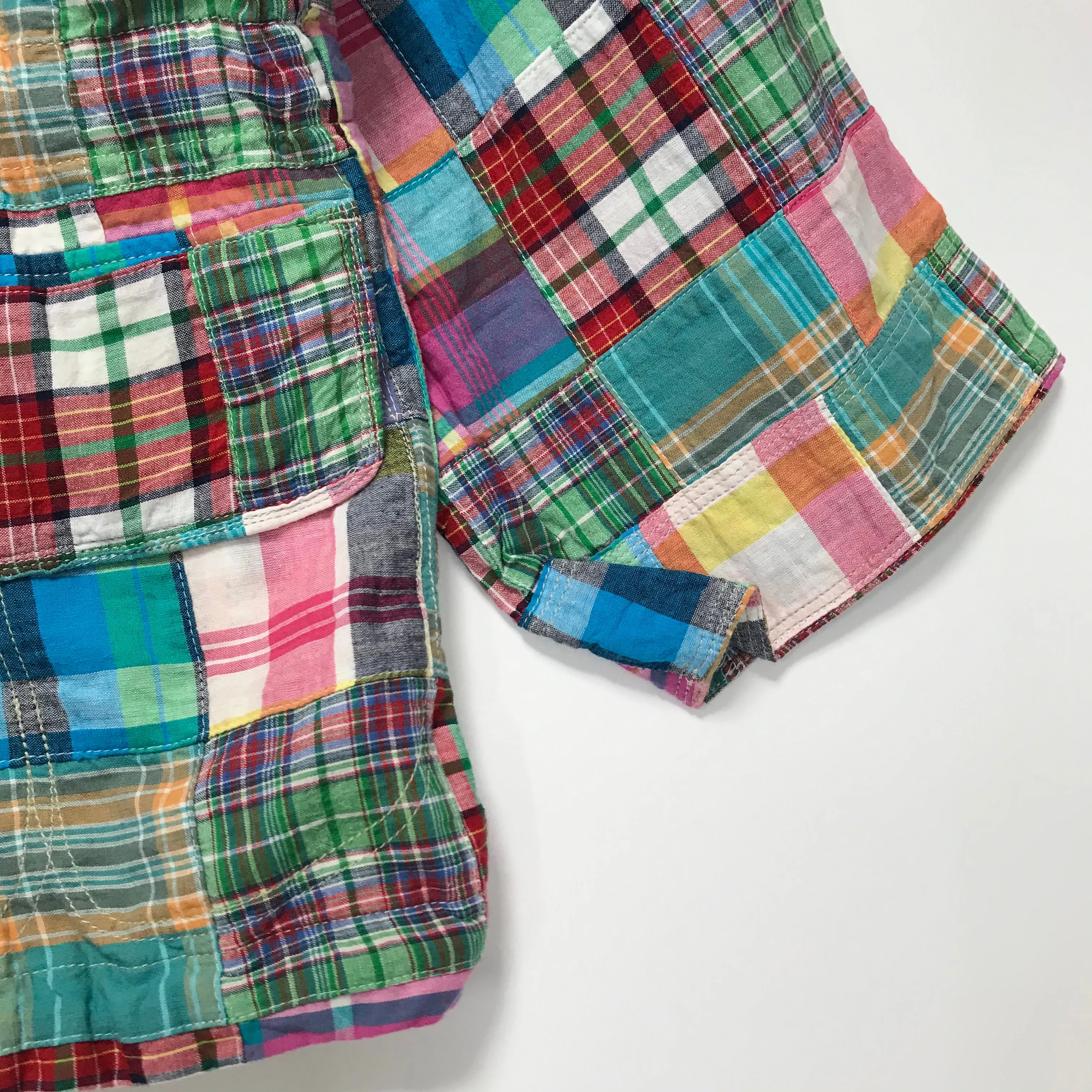 [M] Kapital Patchwork Plaid Parka Jacket