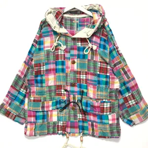 [M] Kapital Patchwork Plaid Parka Jacket