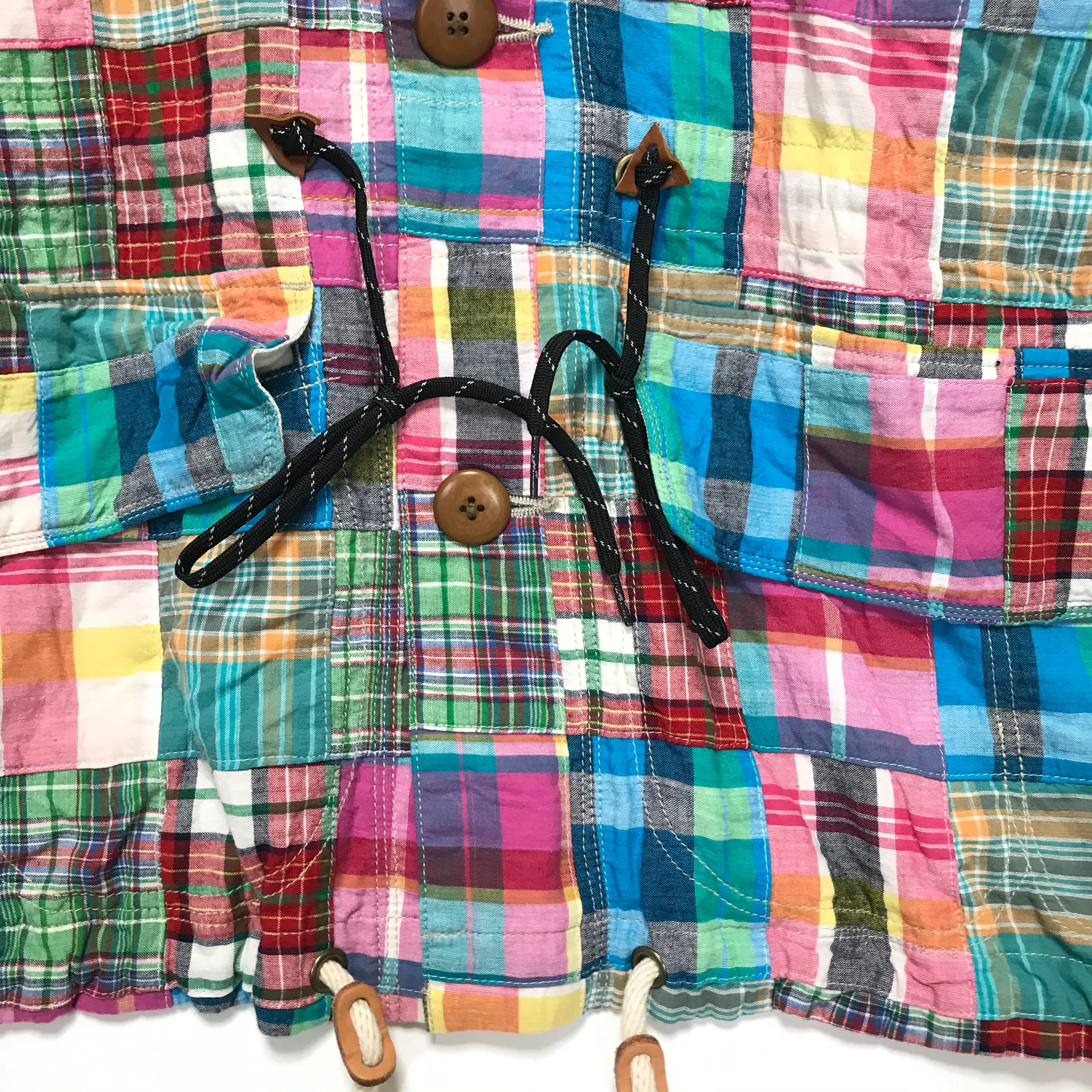 [M] Kapital Patchwork Plaid Parka Jacket