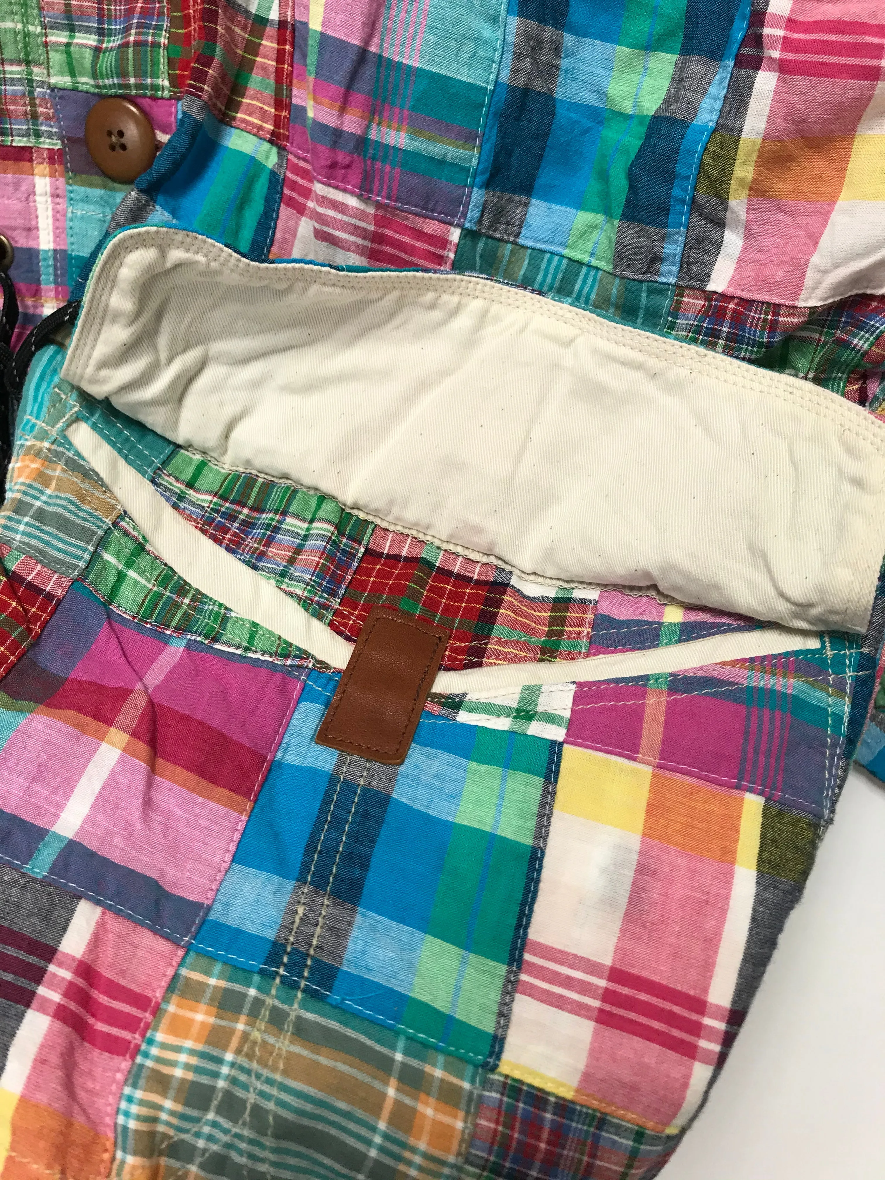[M] Kapital Patchwork Plaid Parka Jacket