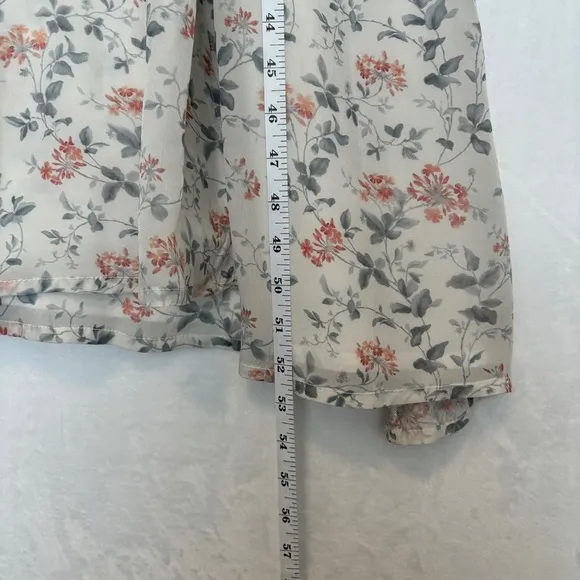 Madewell x Reistor womens ivory Floral Wrap Maxi Dress size medium NWT
