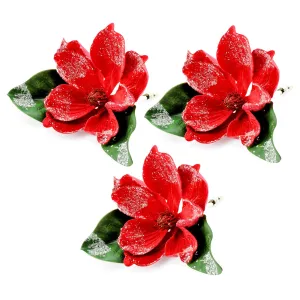 Magnolia Floral Picks (Red, Case of 108)