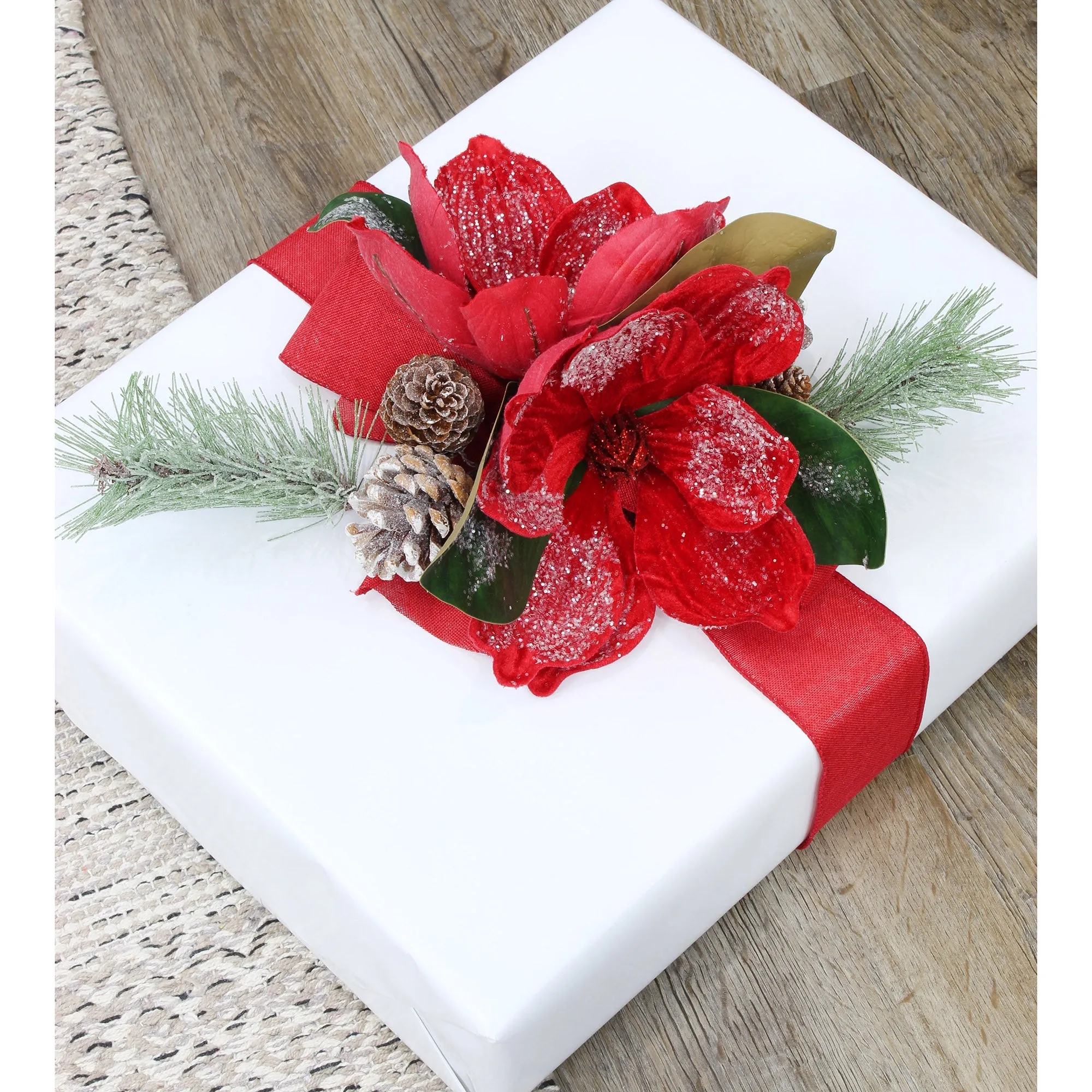 Magnolia Floral Picks (Red, Case of 108)
