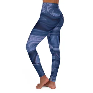 Marbled High Waisted Yoga Leggings