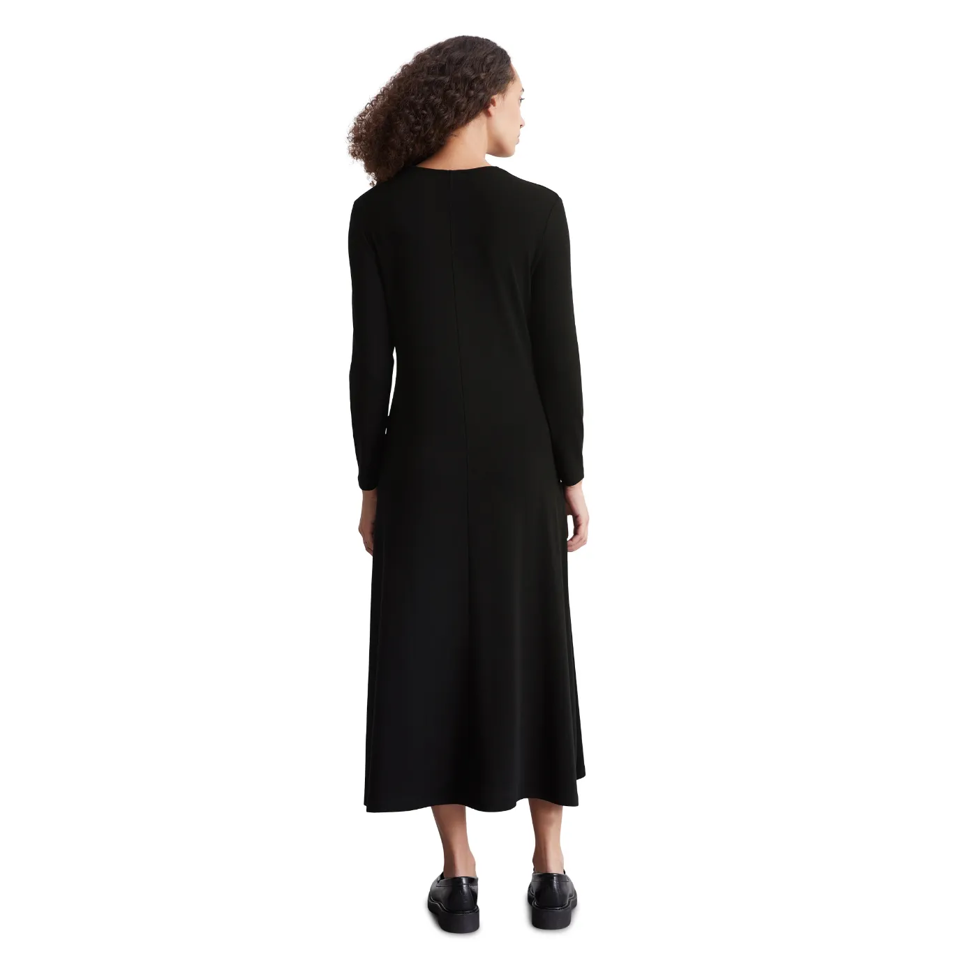 Marc O'Polo Crew Neck Jersey Dress | Black