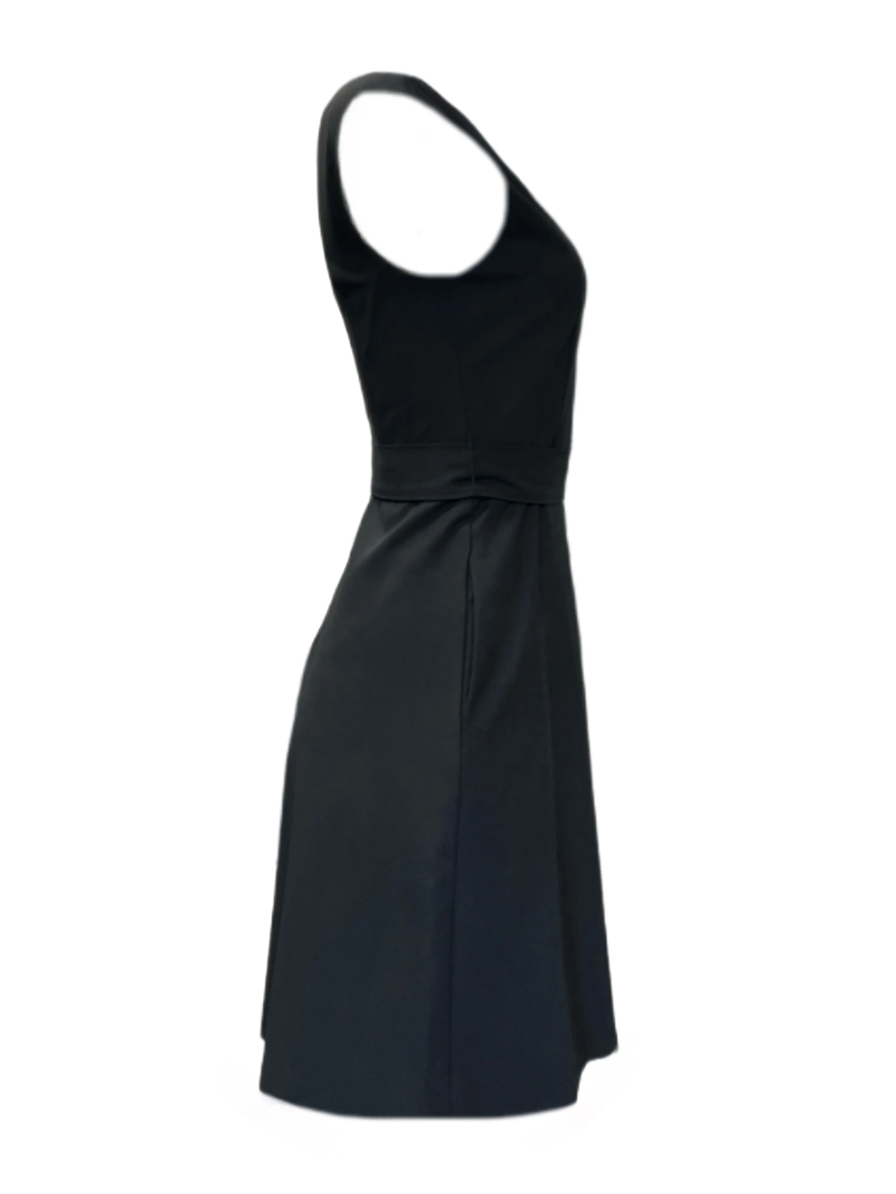 Marella By Max Mara Women's Black Torino Cap Sleeve Sheath Dress  NWT