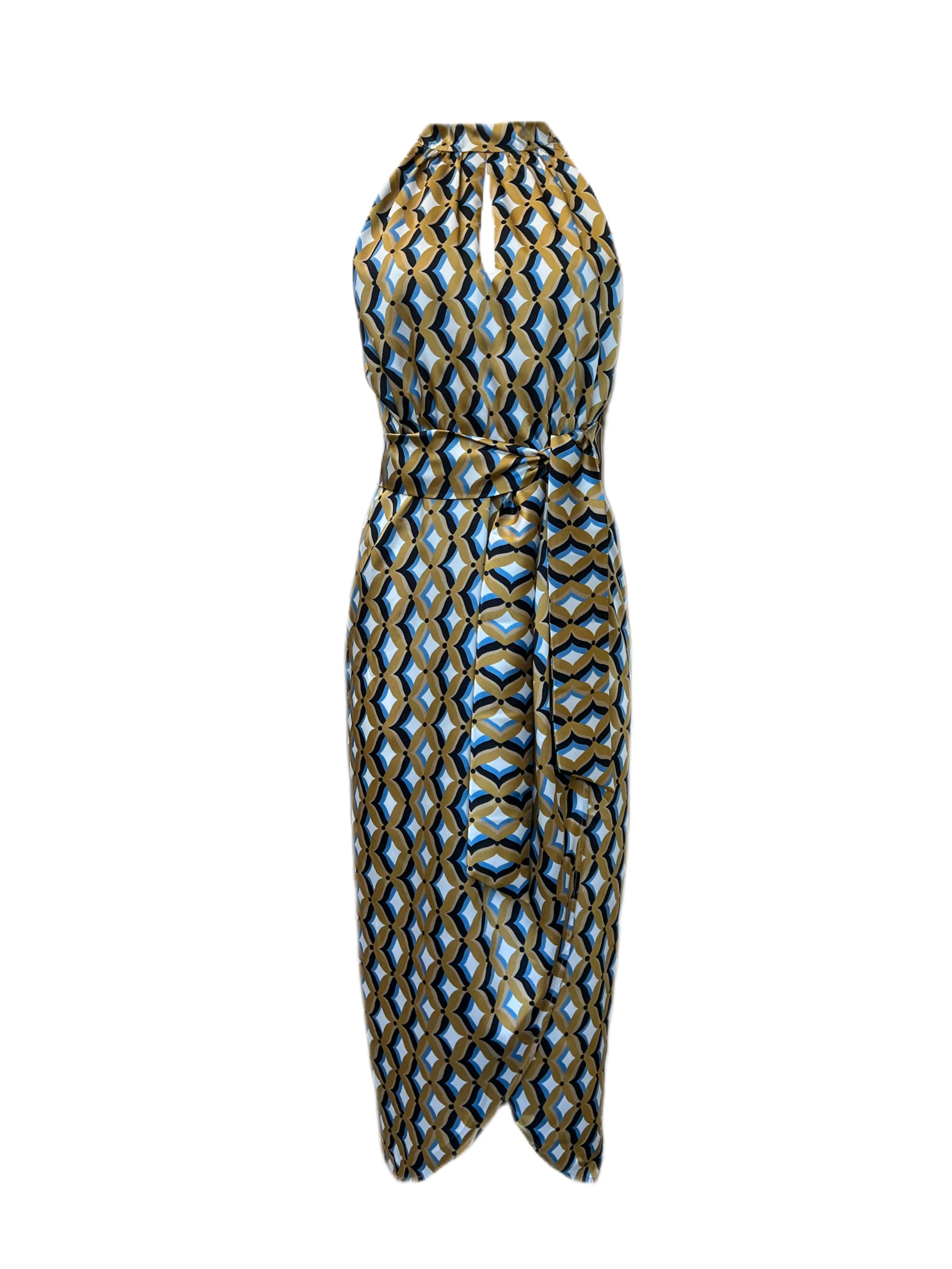 Marella By Max Mara Women's Camel Ostuni Sleeveless Sheath Dress Size 4 NWT