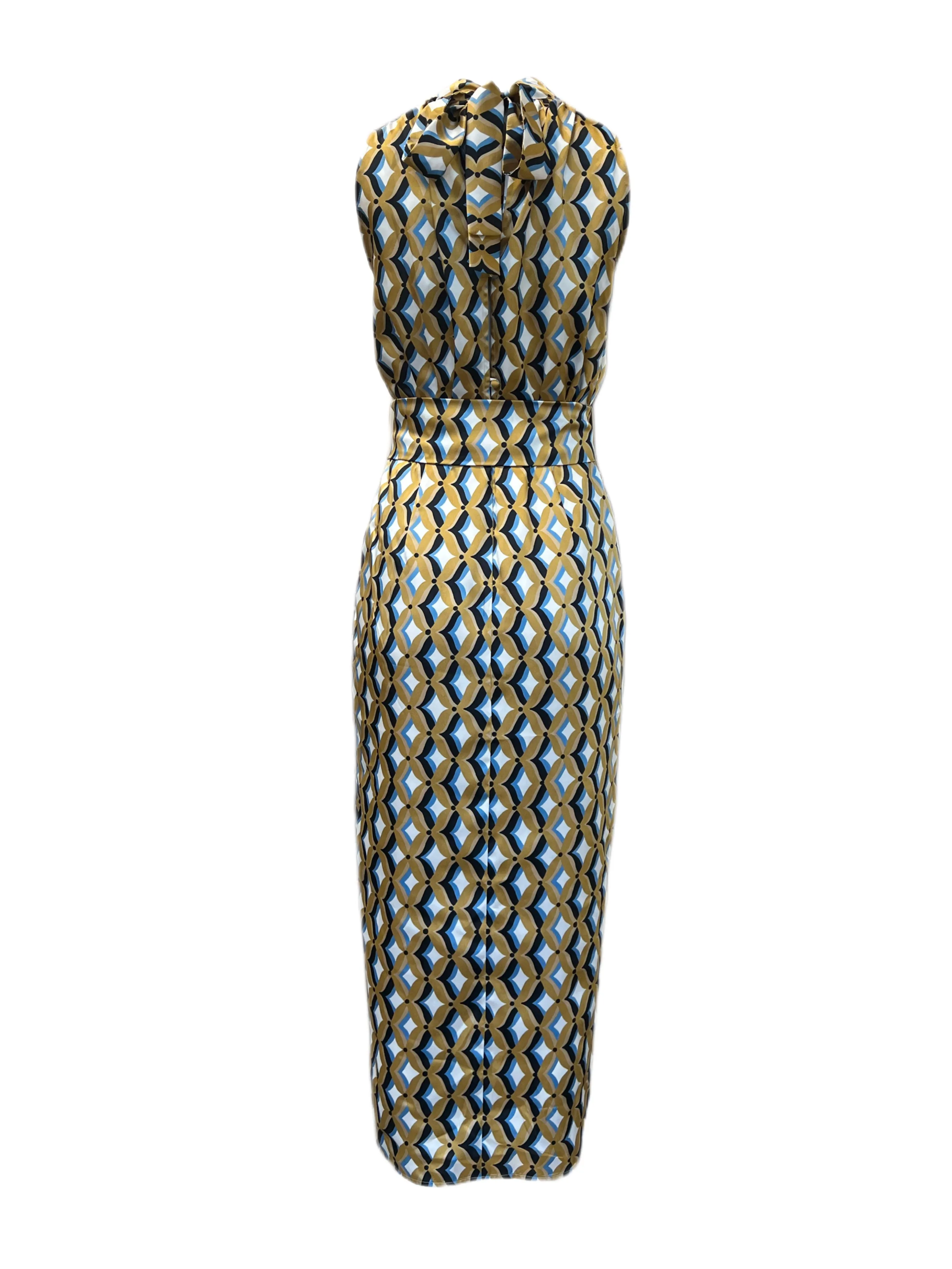 Marella By Max Mara Women's Camel Ostuni Sleeveless Sheath Dress Size 4 NWT