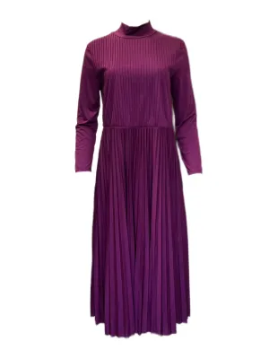 Marella By Max Mara Women's Fuxia Grido Pleated Jersey Dress NWT