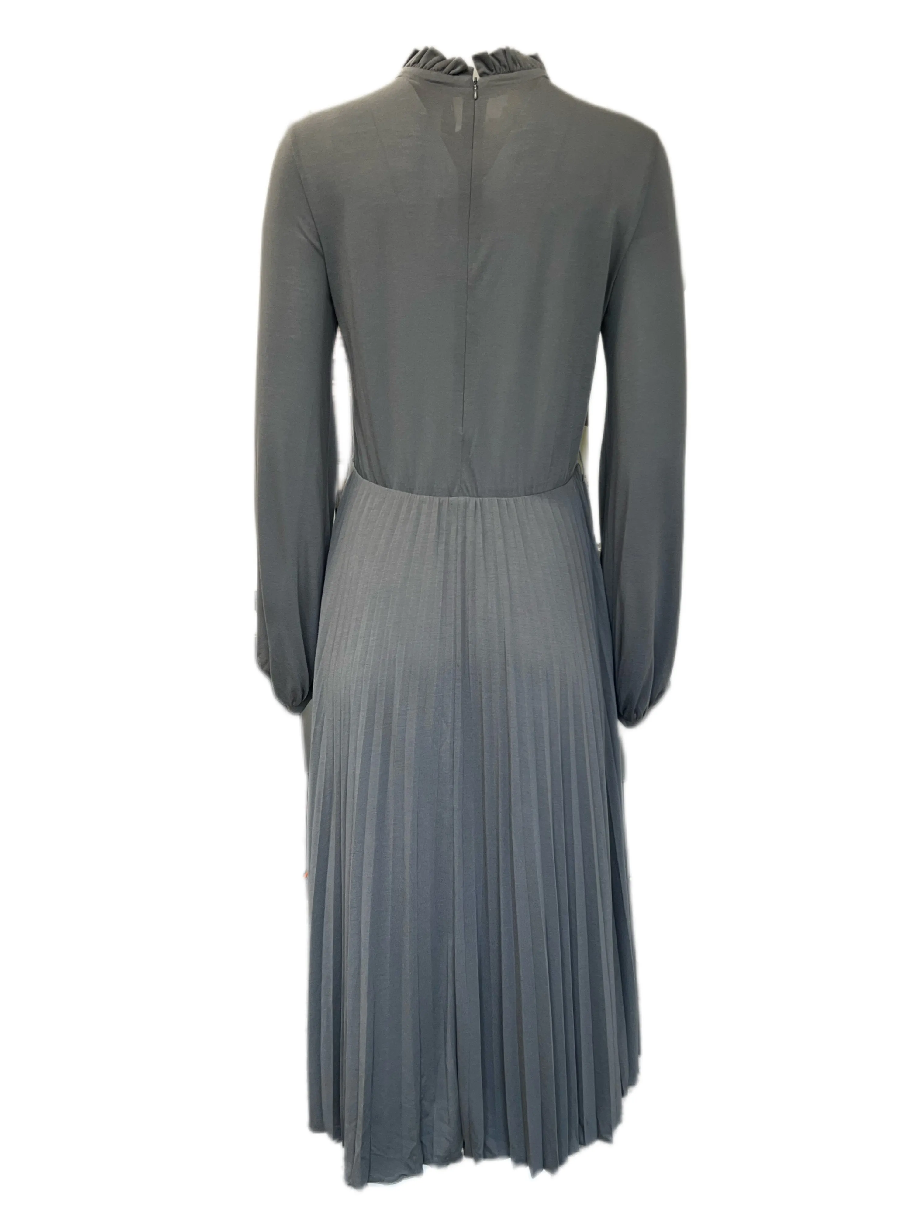 Marella By Max Mara Women's Kaki Sirio Pleated A Line Jersey Dress NWT