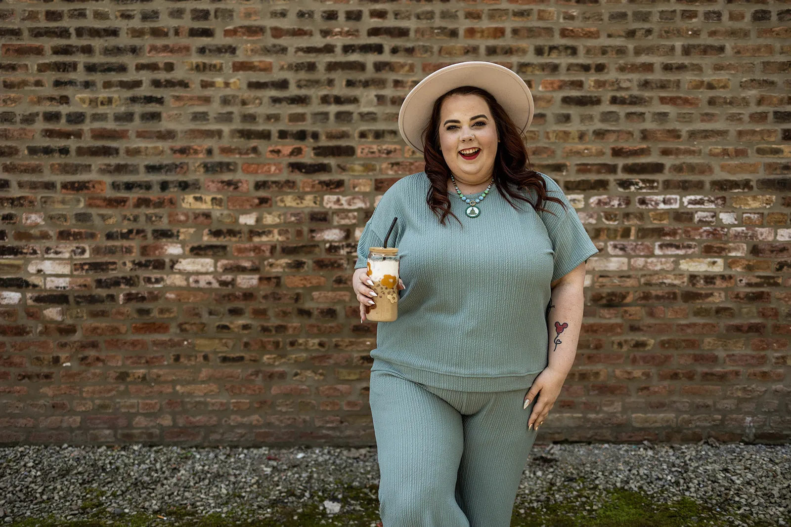 mariellen pants in sage blue