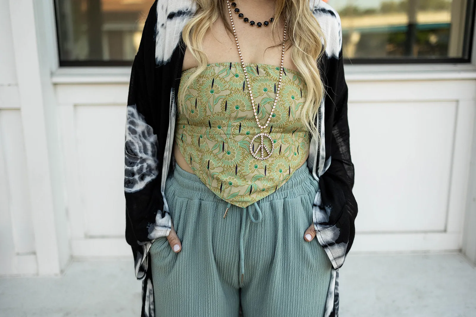 mariellen pants in sage blue