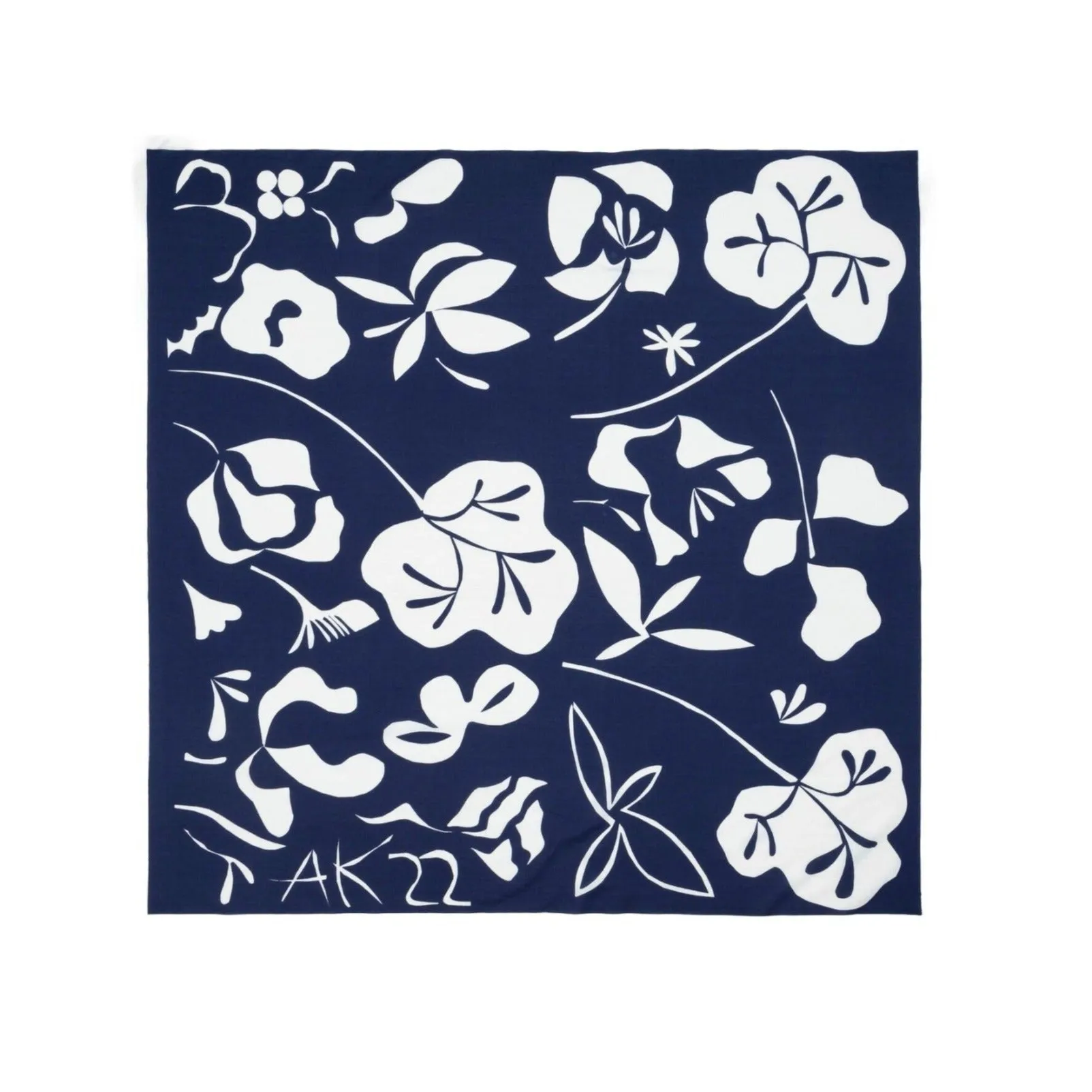 Marimekko Jåhha Nokturno Cotton & Silk Scarf