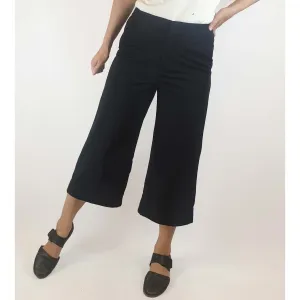 Marimekko x Uniqlo black cropped wide leg pants size XS (best fits size 8)